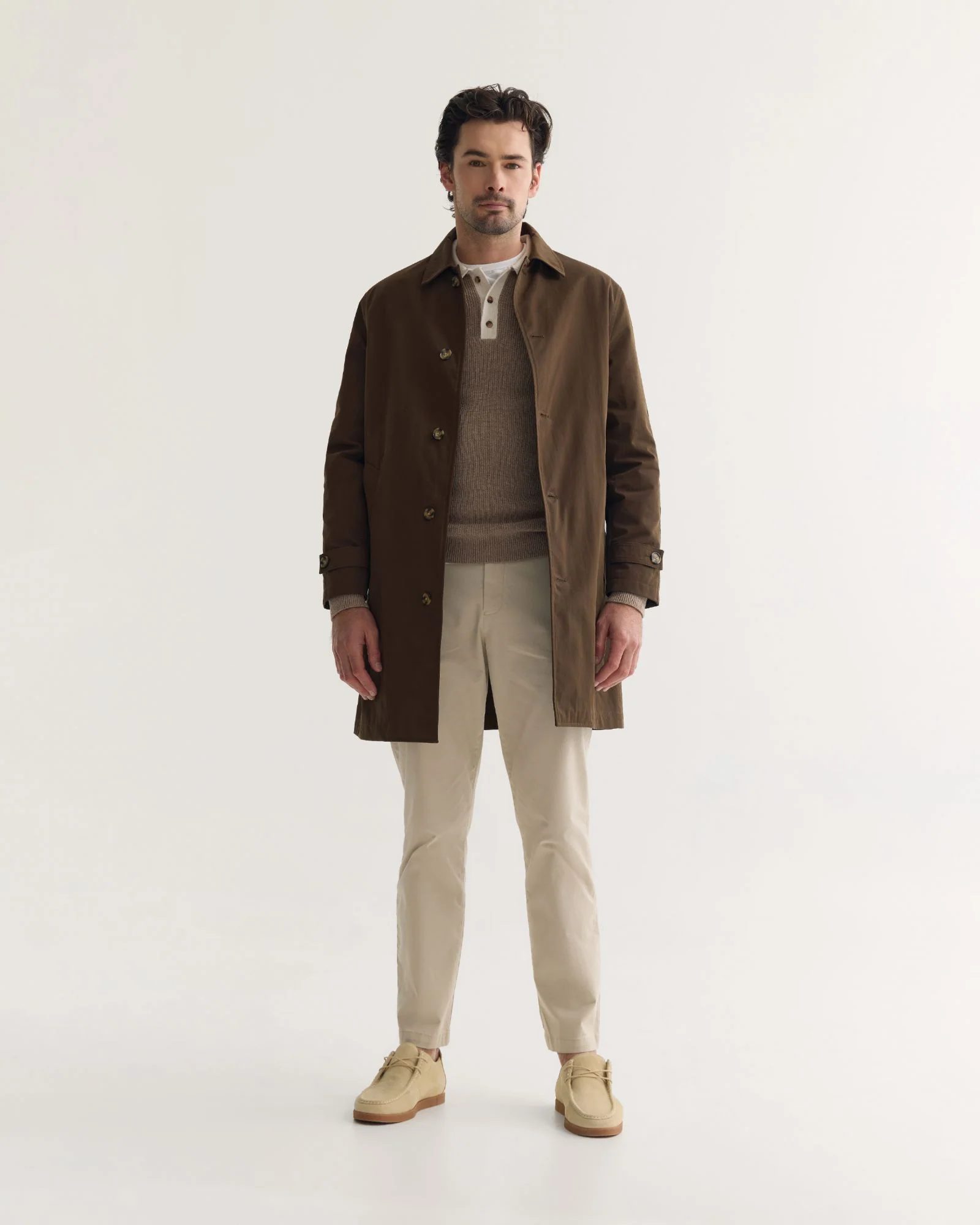 Jay Cotton Twill Trench Coat