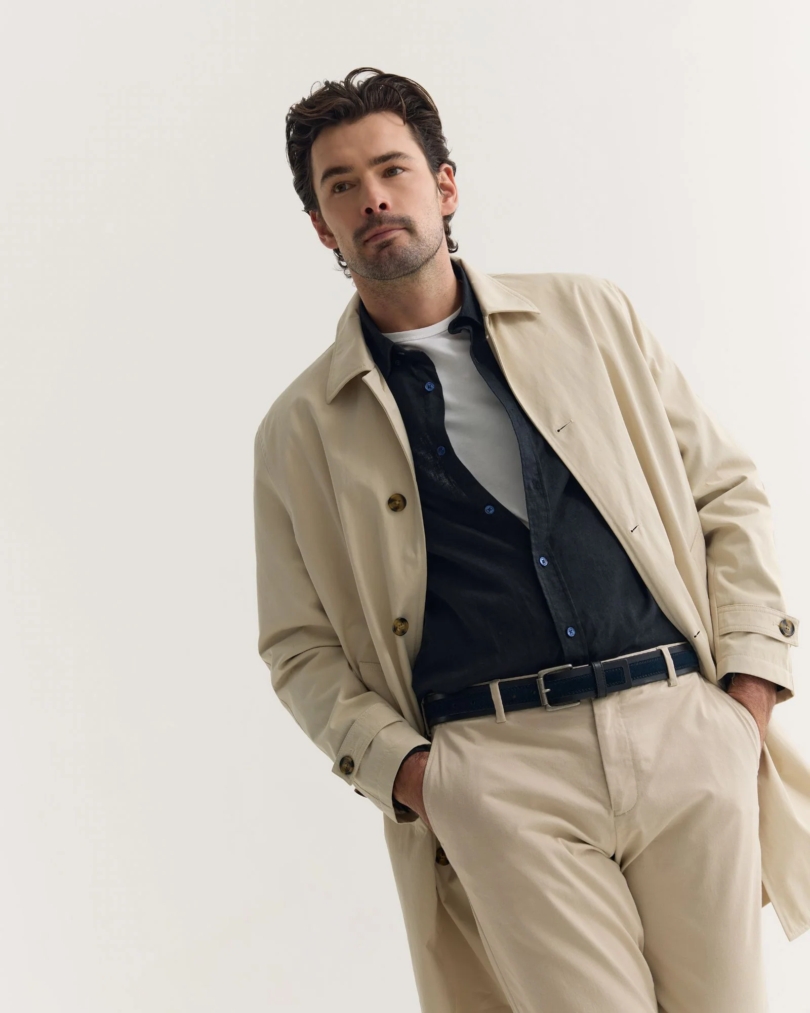 Jay Cotton Twill Trench Coat - Image 10