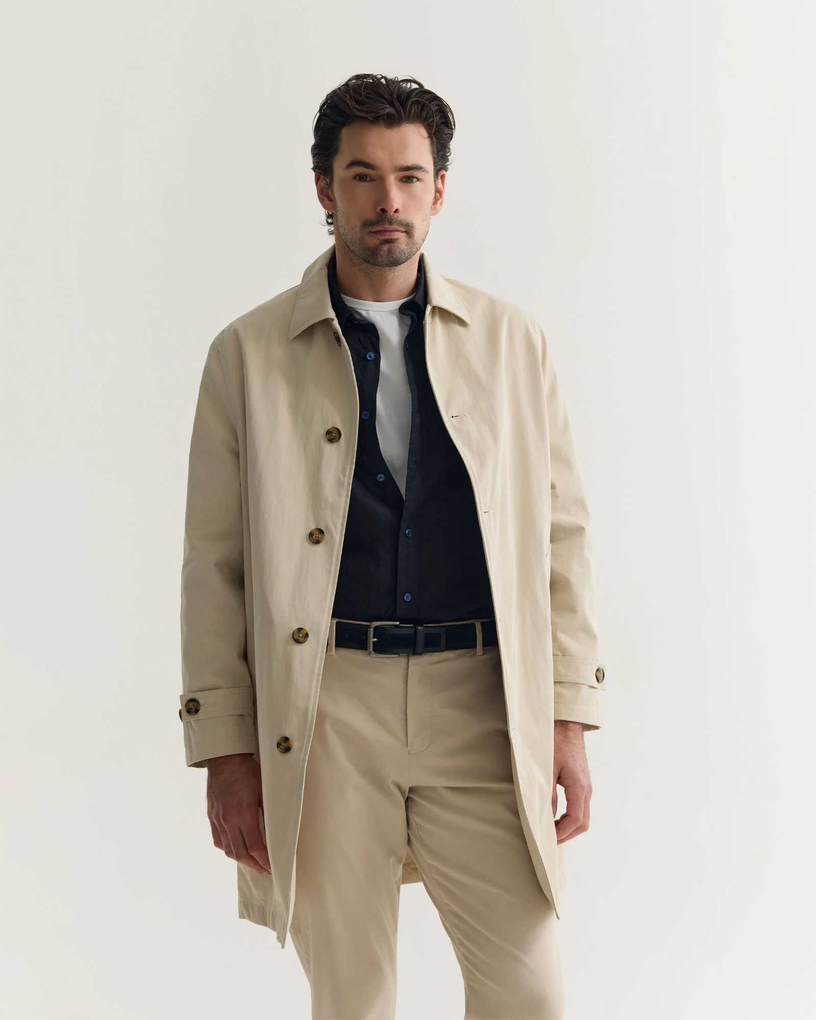 Jay Cotton Twill Trench Coat - Image 11
