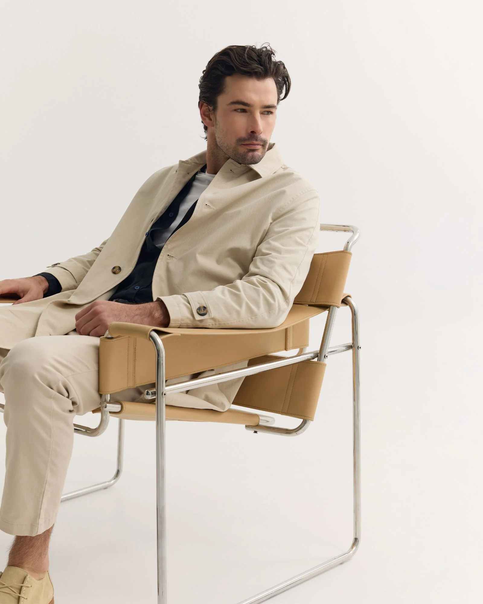 Jay Cotton Twill Trench Coat - Image 13
