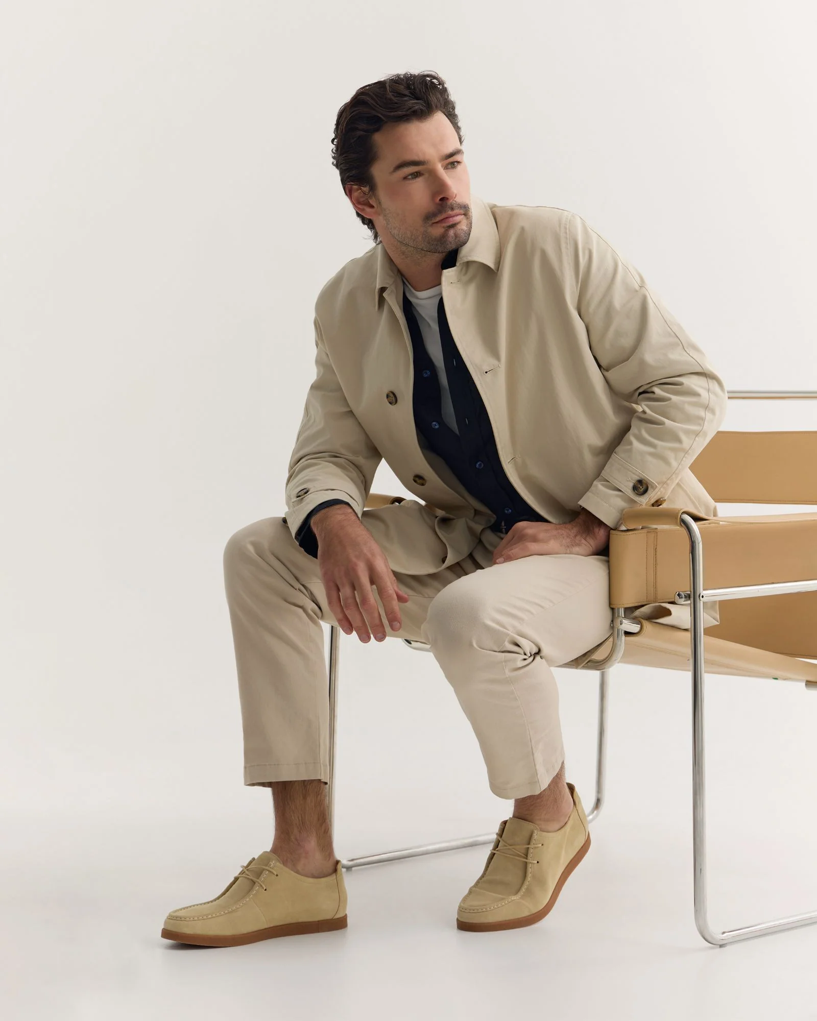 Jay Cotton Twill Trench Coat - Image 14