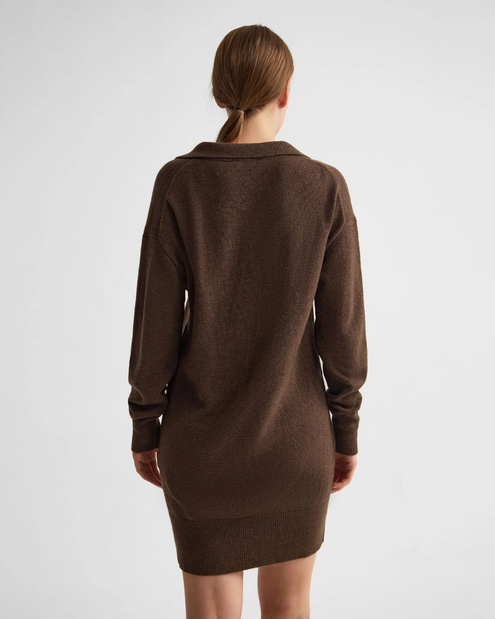 Kennedy Wool Blend Polo Dress - Image 4