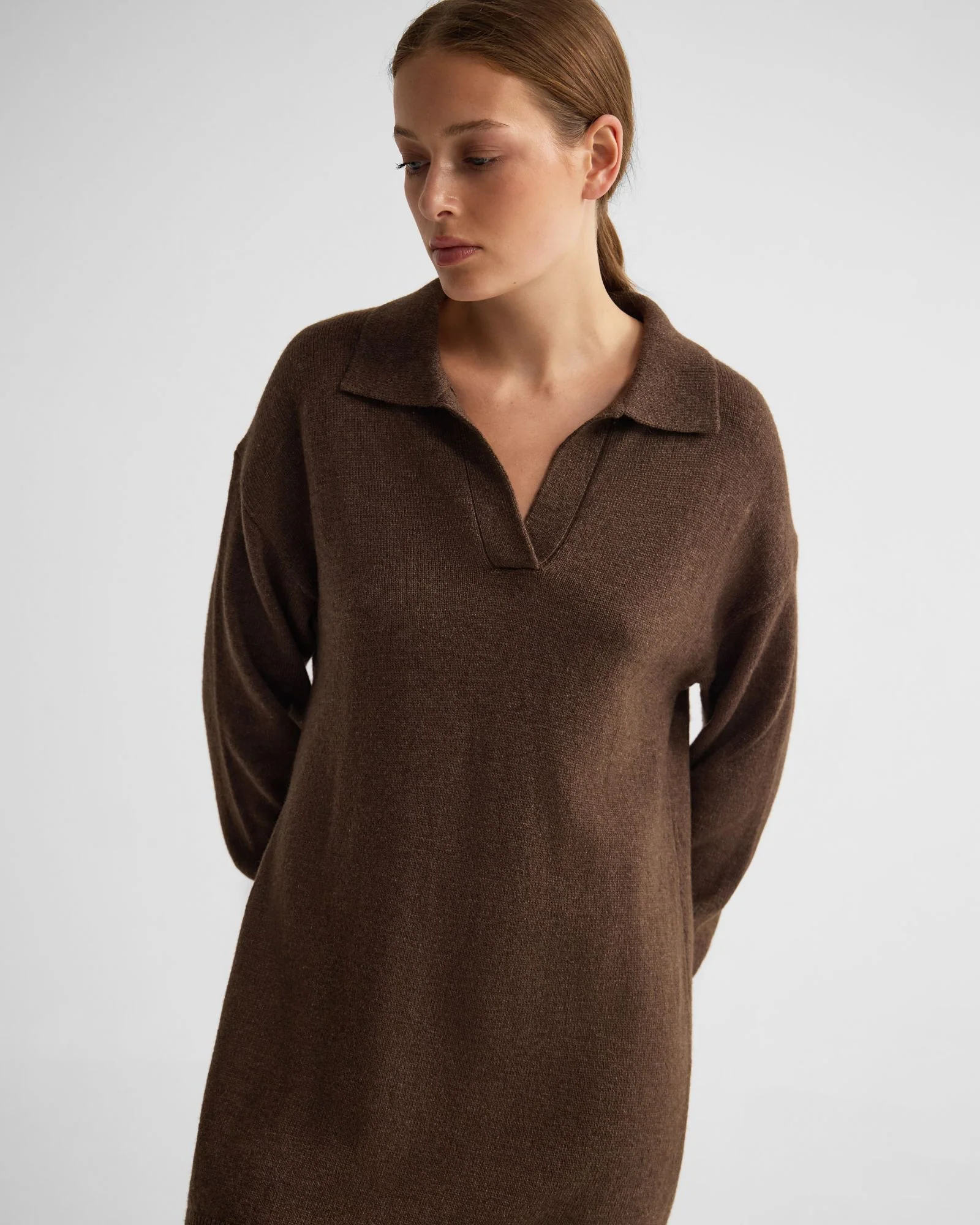 Kennedy Wool Blend Polo Dress - Image 5