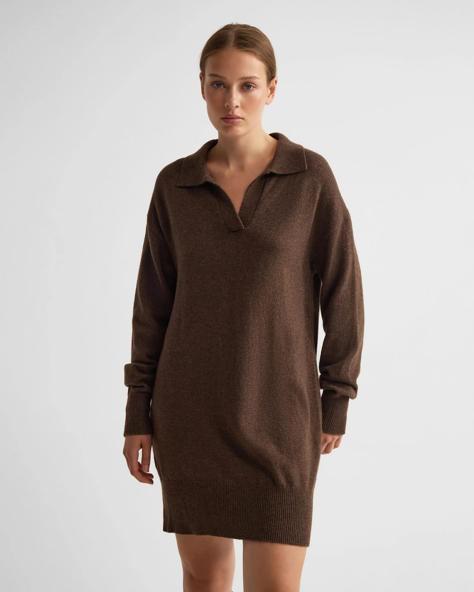 Kennedy Wool Blend Polo Dress - Image 6
