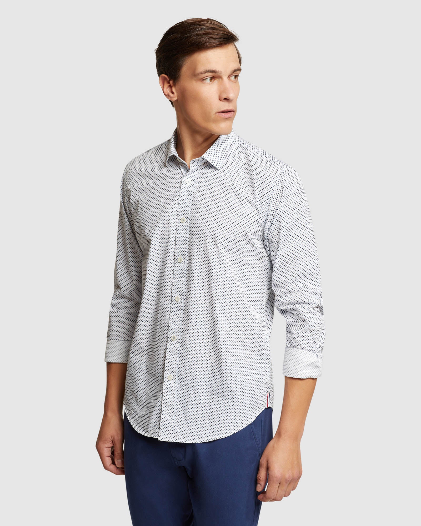 Kenton Printed Cotton Shirt - Image 2