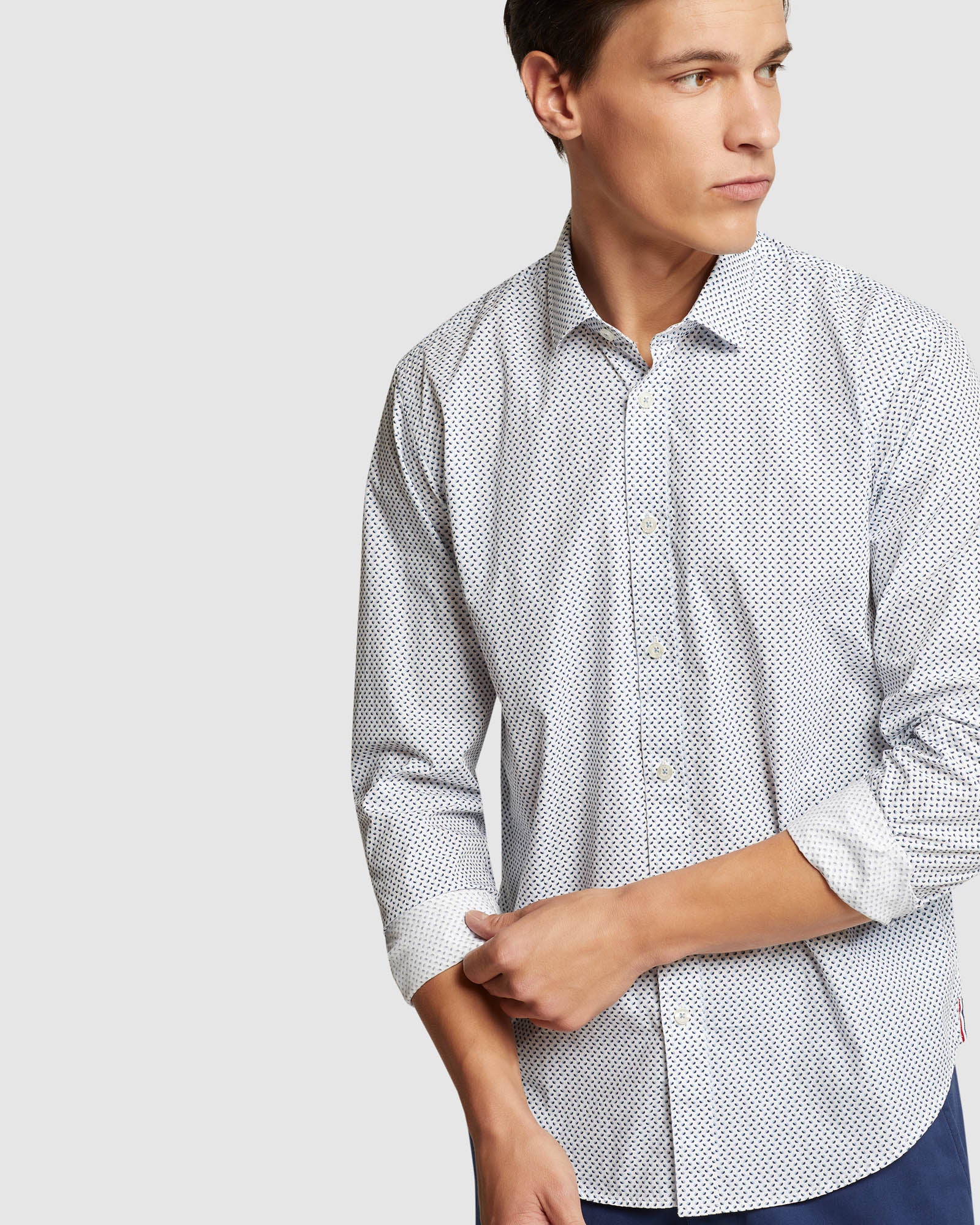 Kenton Printed Cotton Shirt - Image 4