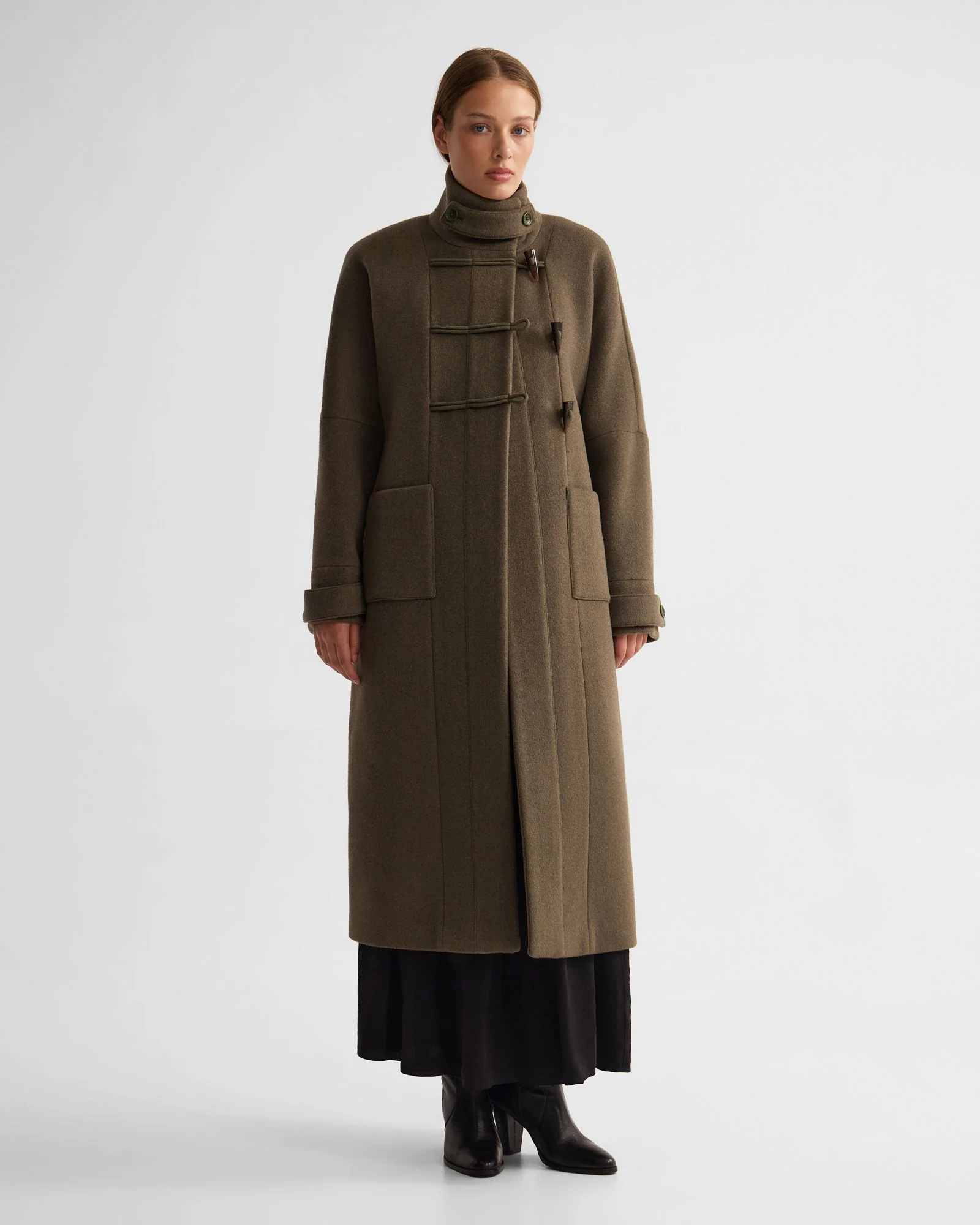 Kerry Funnel Collar Duffle Coat - Image 2