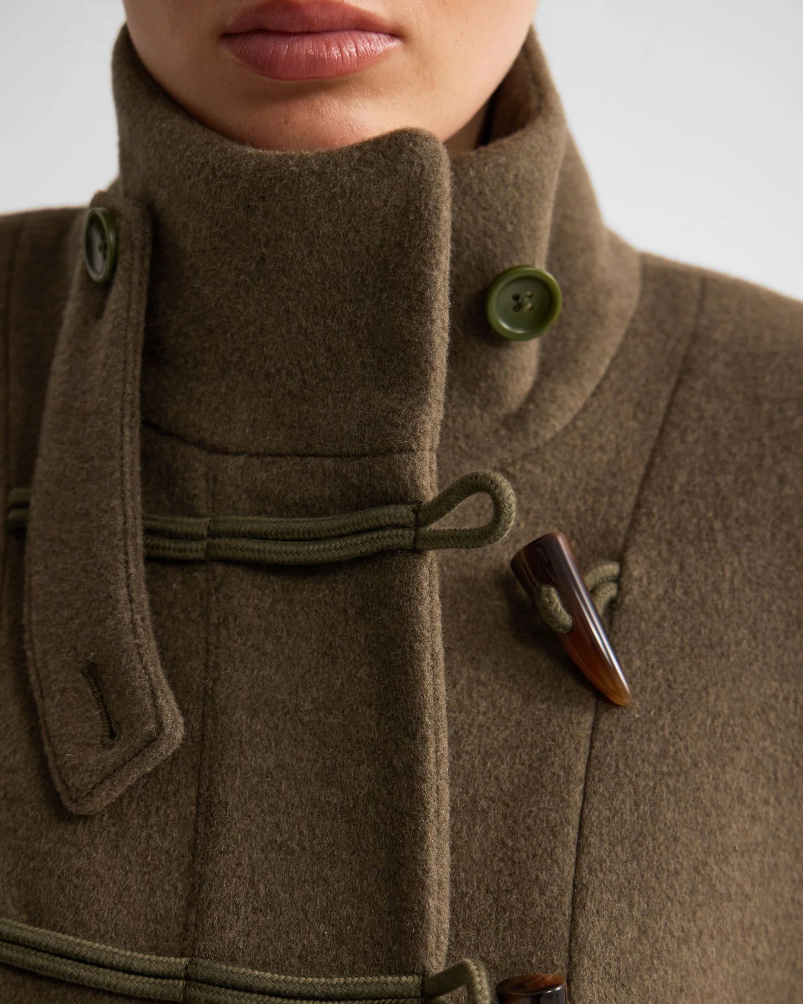 Kerry Funnel Collar Duffle Coat - Image 8