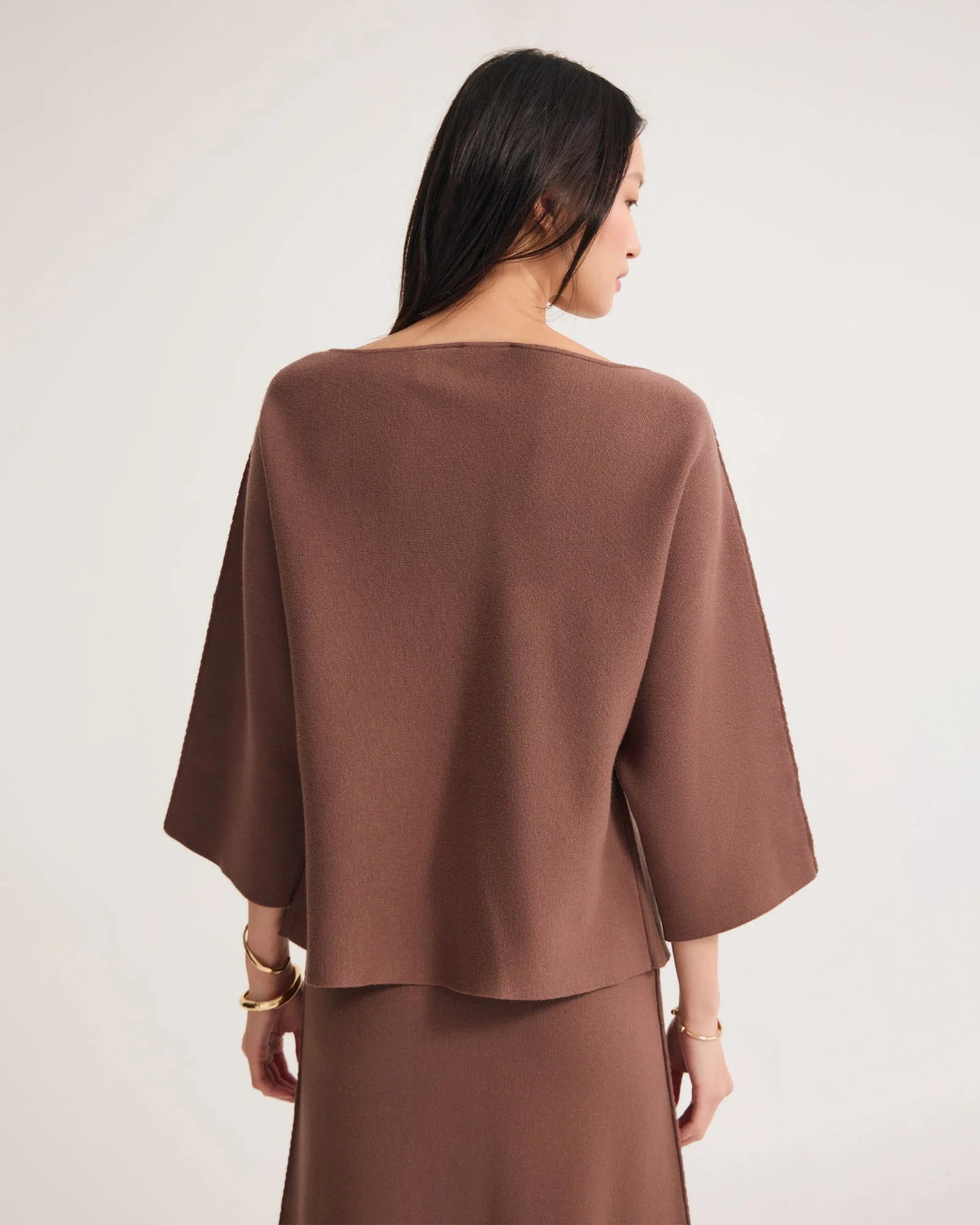 Laura Knitted Folded Collar Top - Image 10
