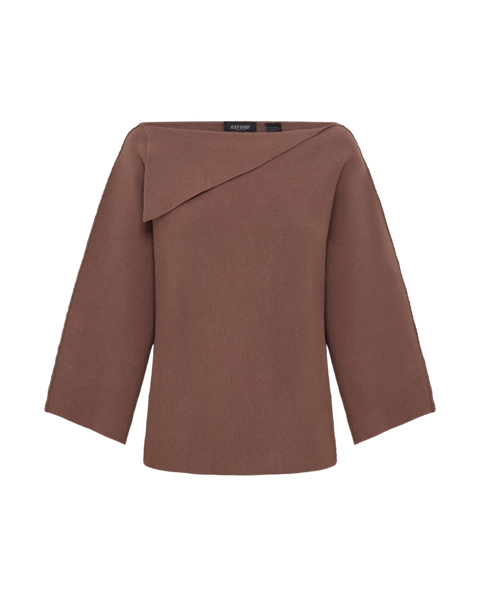 Laura Knitted Folded Collar Top - Image 7