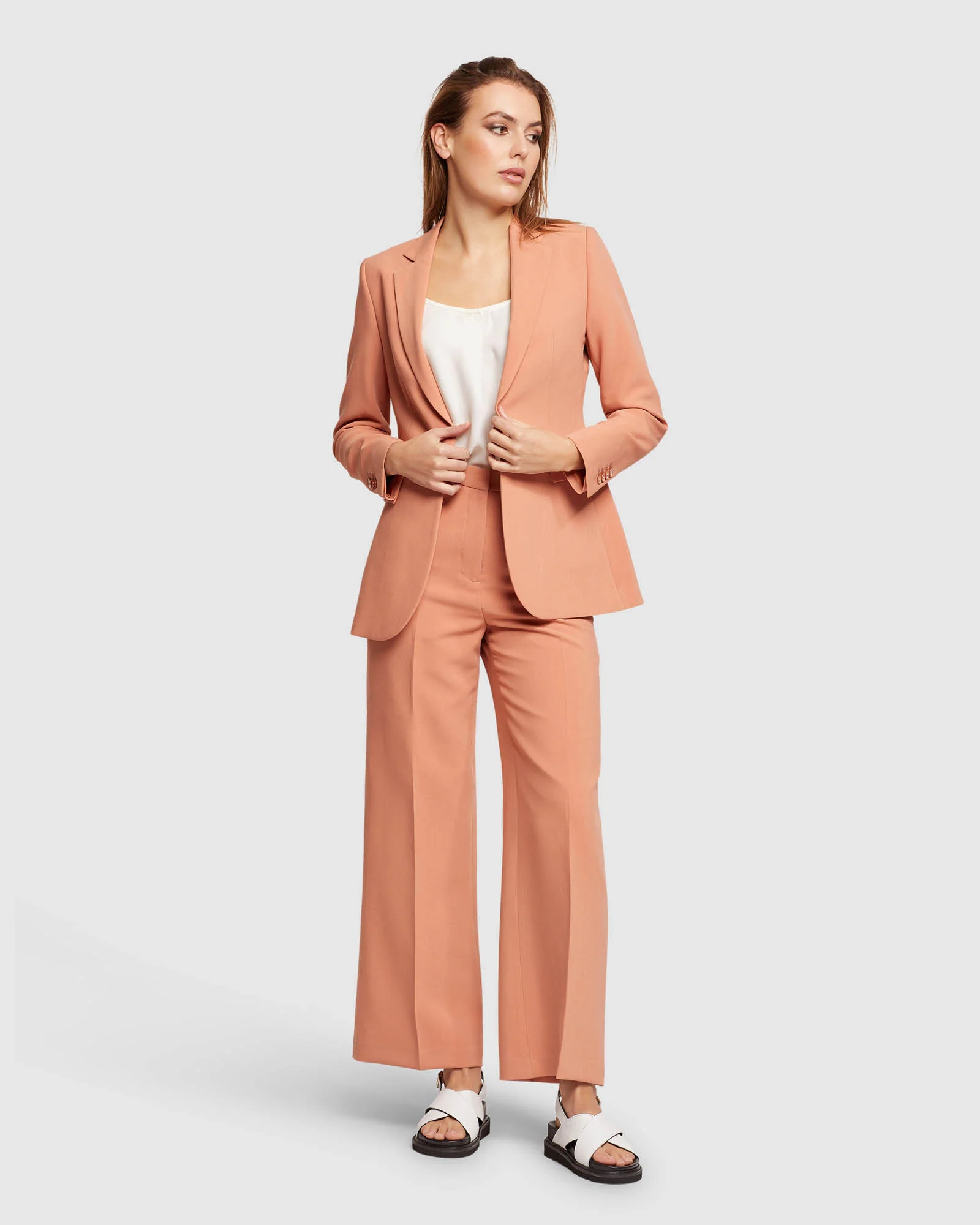 Lauren Eco Wide Leg Suit Pants - Image 5
