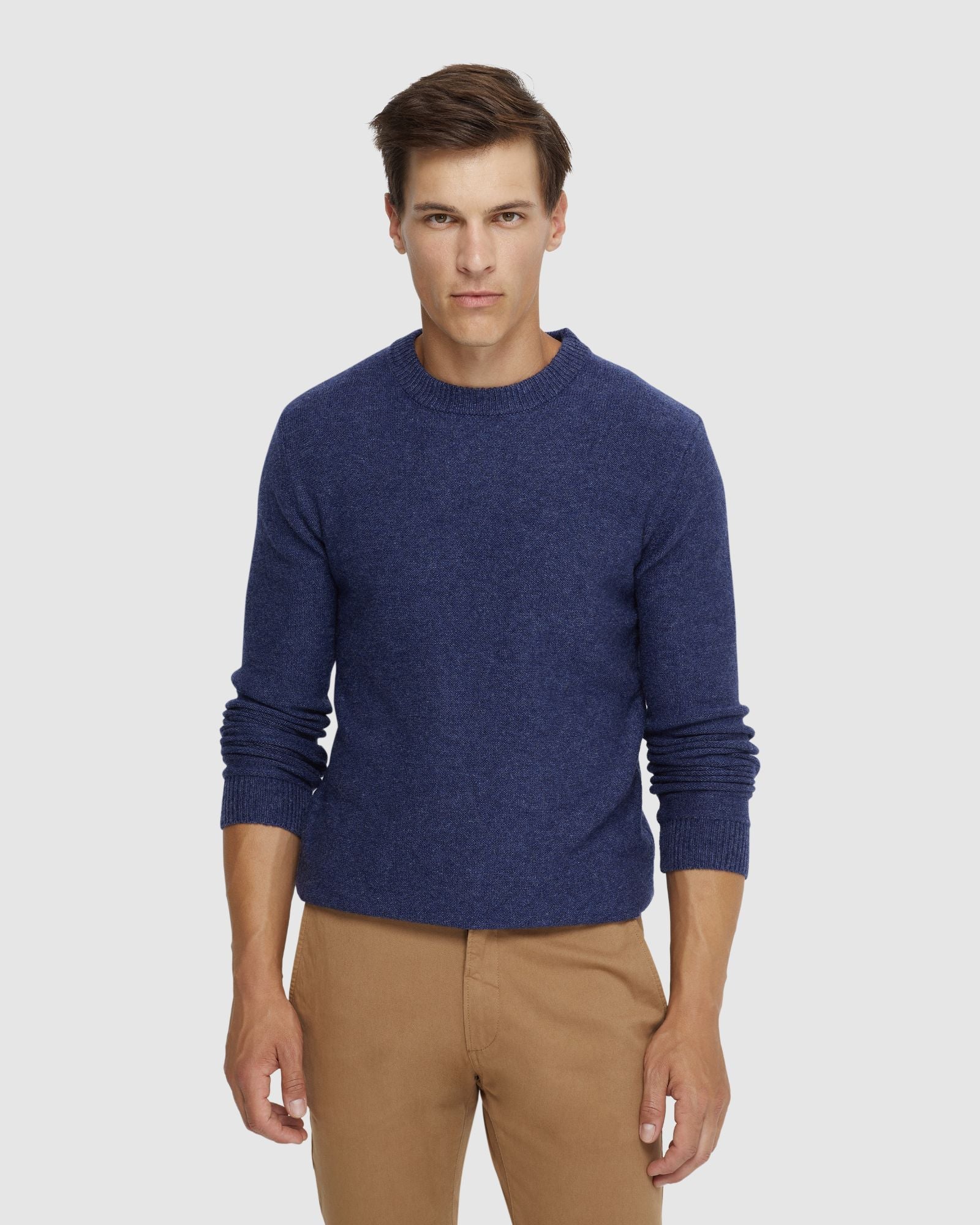 Leon Crew Neck Wool Rich Knit - Image 11