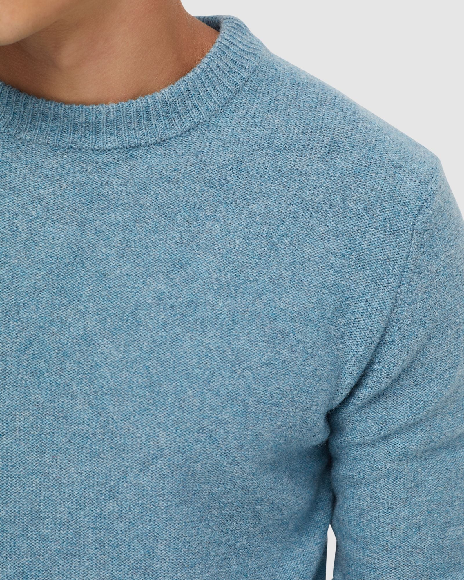 Leon Crew Neck Wool Rich Knit - Image 6