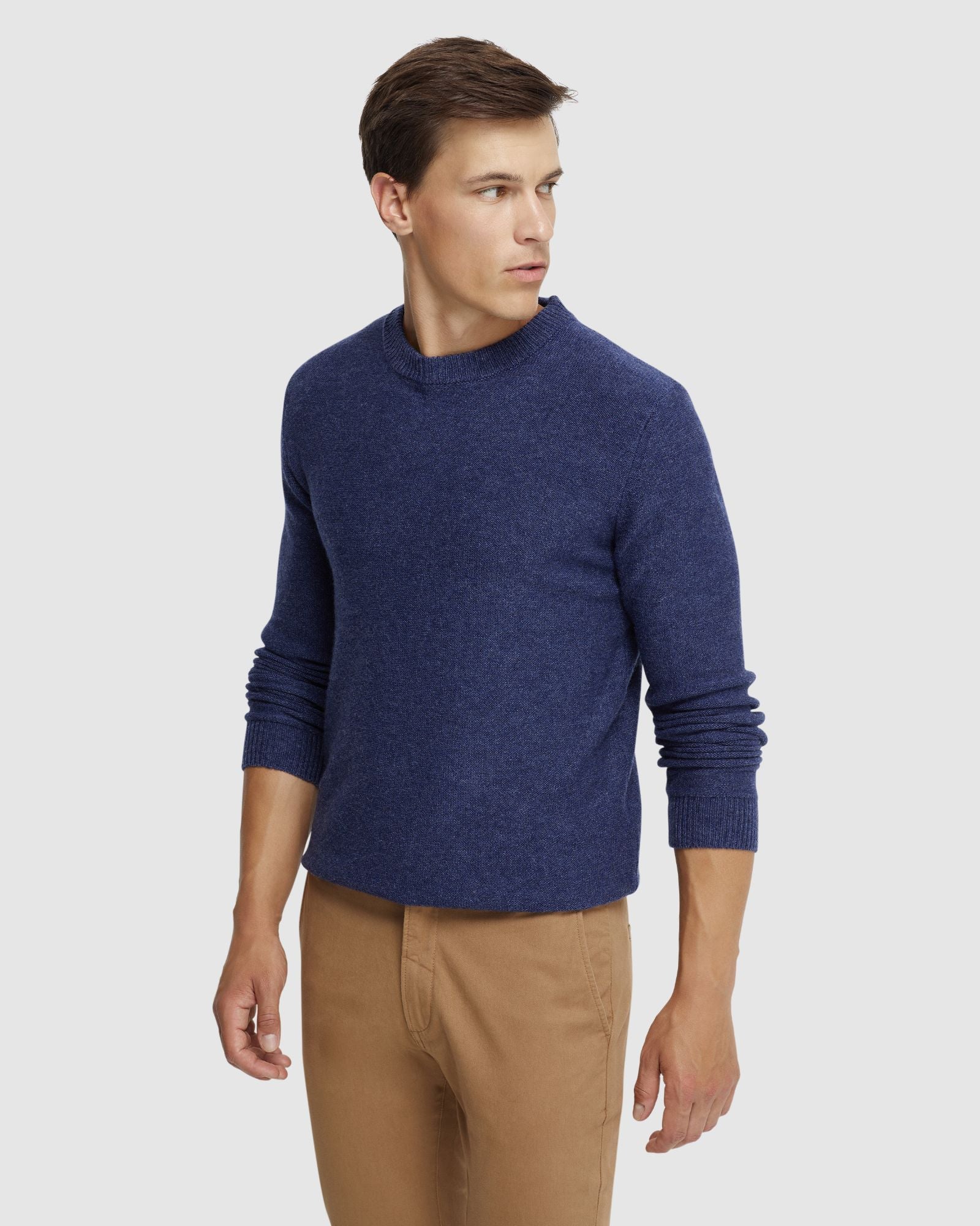 Leon Crew Neck Wool Rich Knit - Image 8