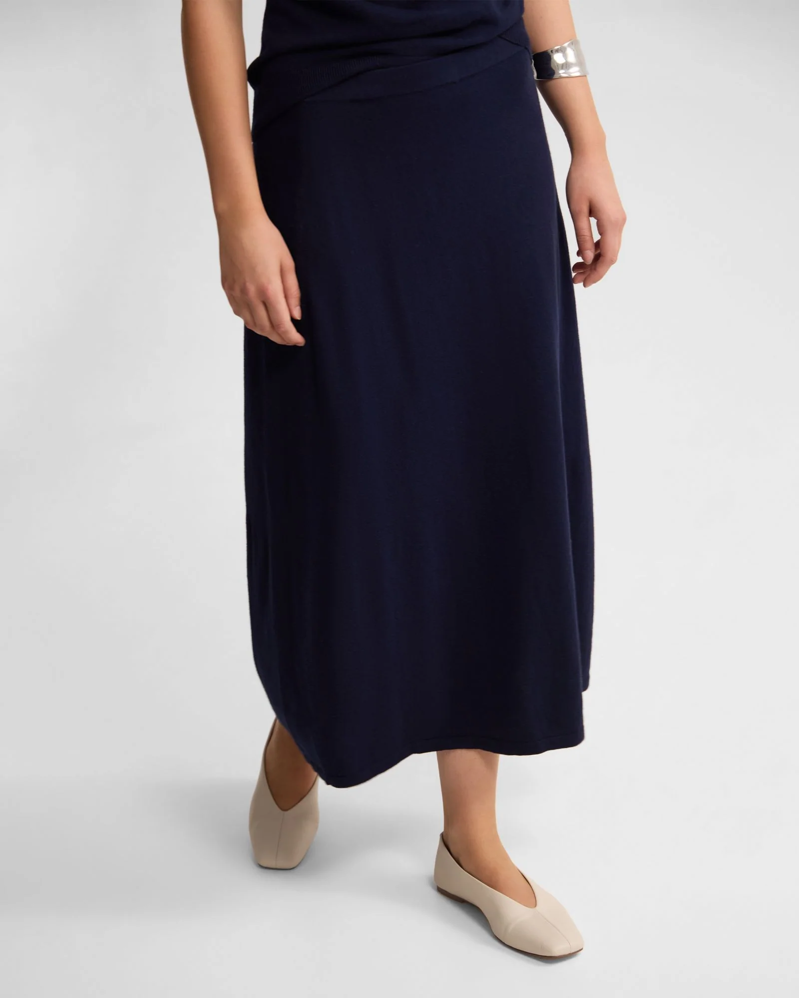Leonie Cashmere Blend Knitted Skirt - Image 5