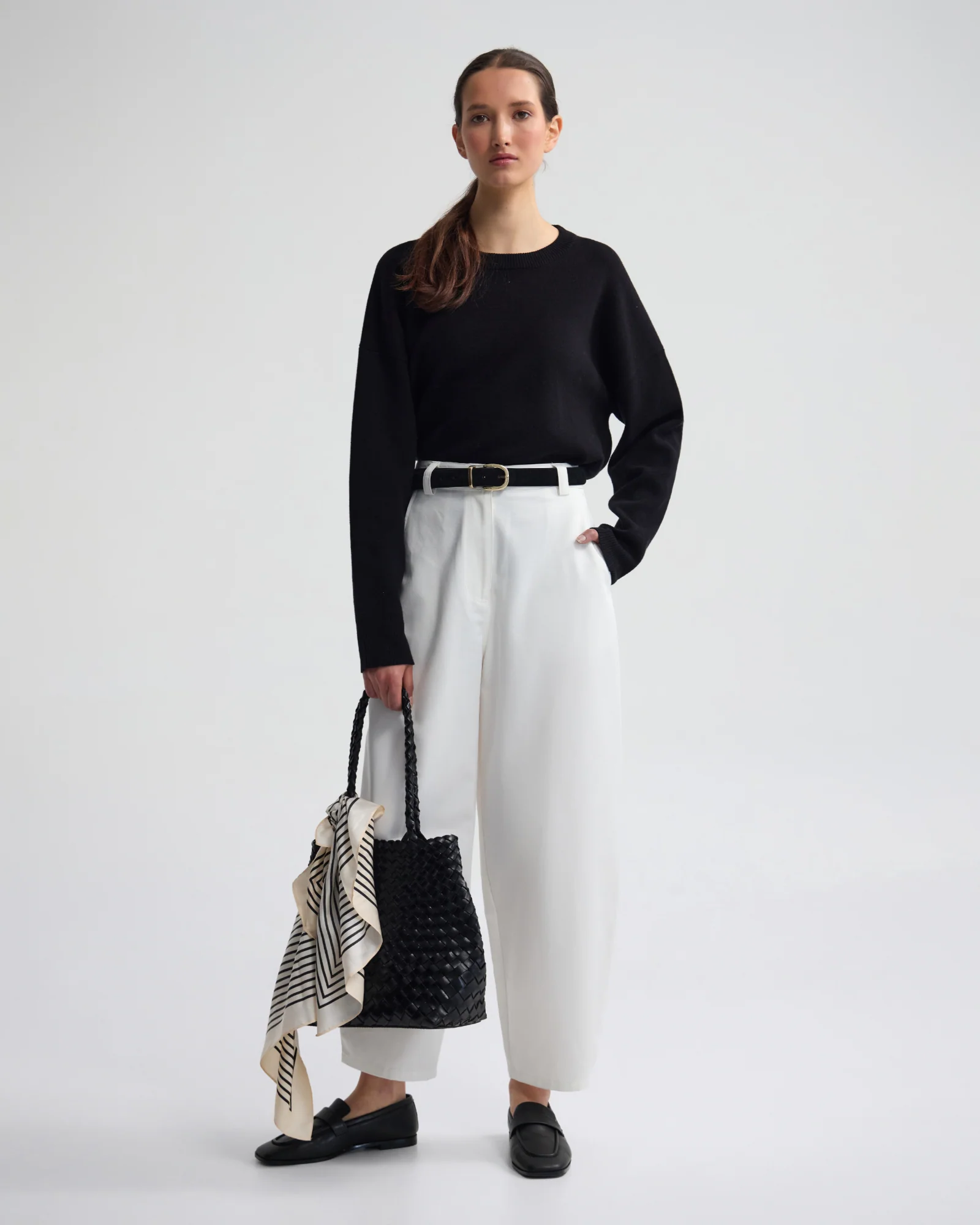 Lexie Cotton Crew Neck Knit - Image 10