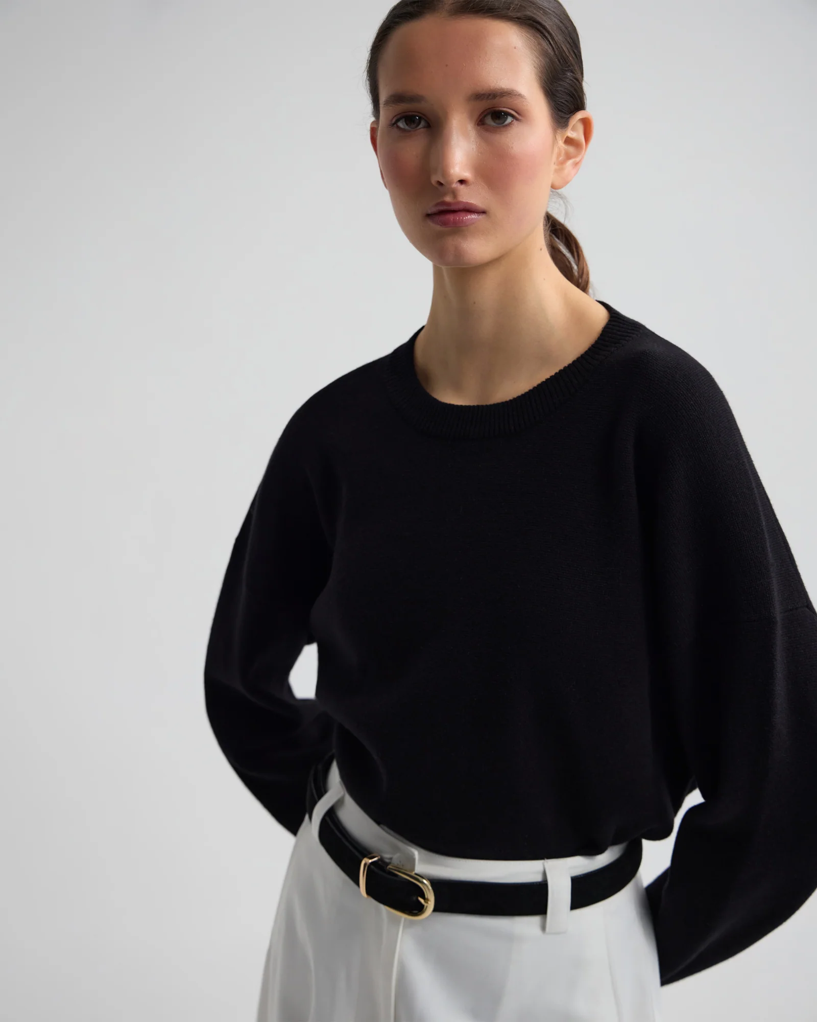 Lexie Cotton Crew Neck Knit - Image 14