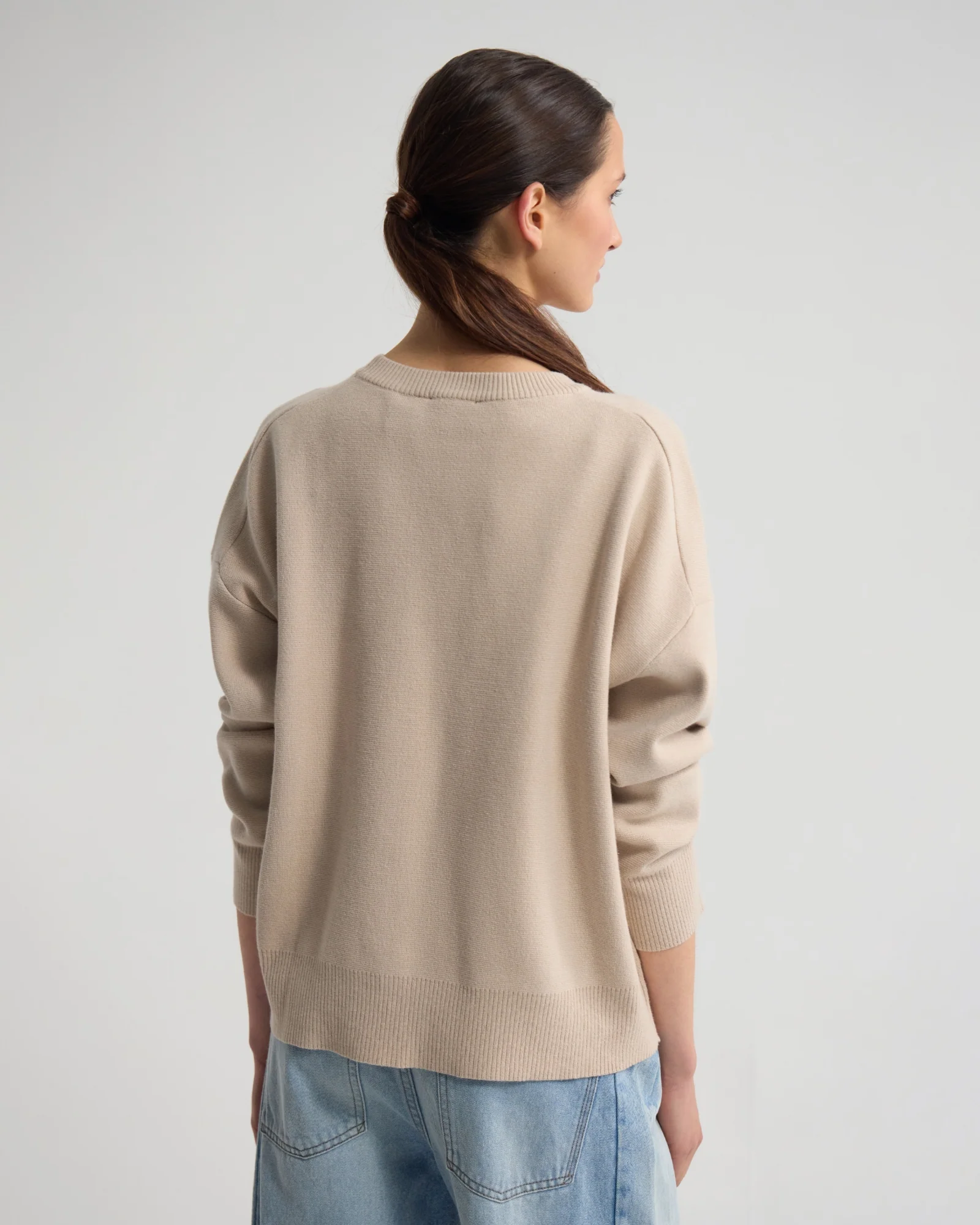 Lexie Cotton Crew Neck Knit - Image 4
