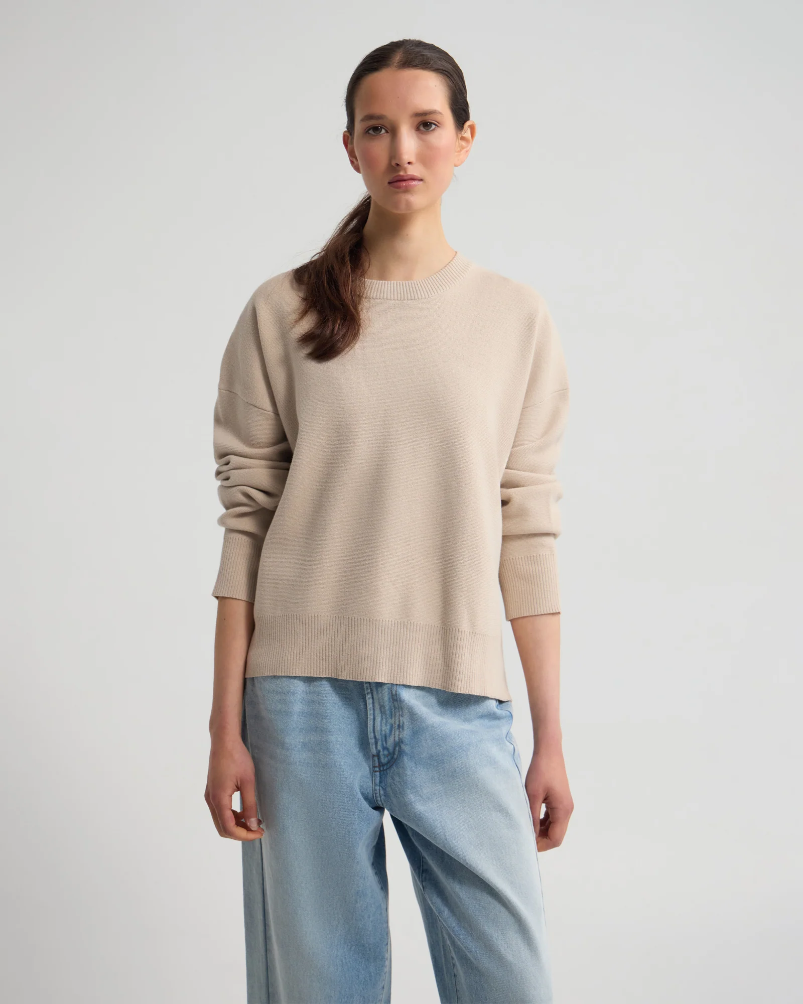 Lexie Cotton Crew Neck Knit - Image 5
