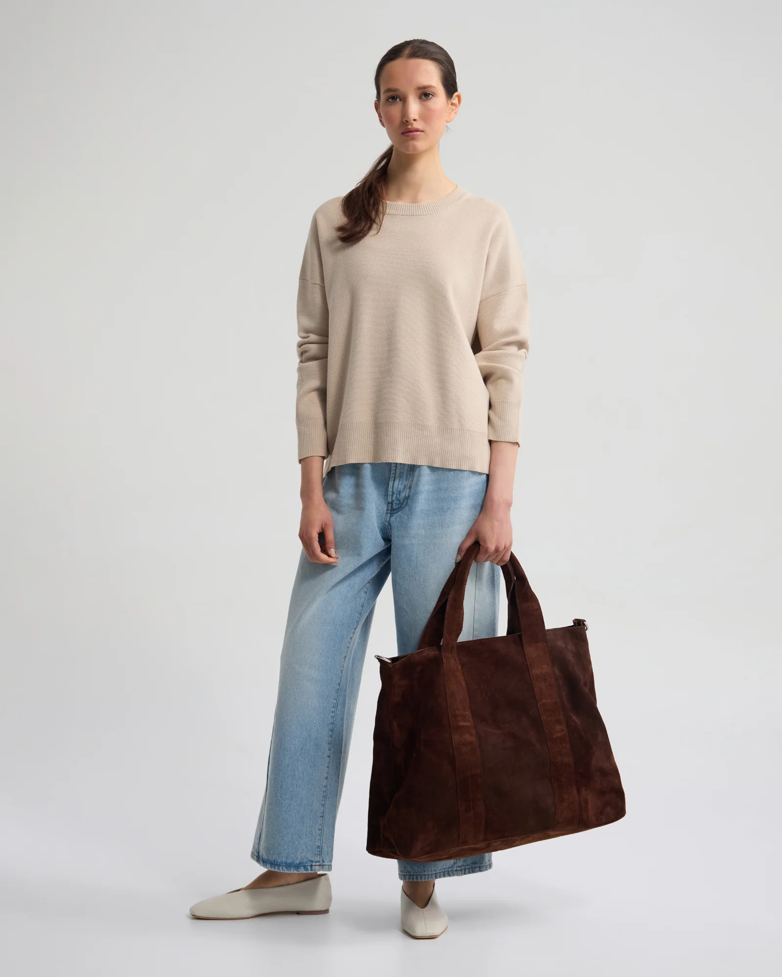 Lexie Cotton Crew Neck Knit - Image 8