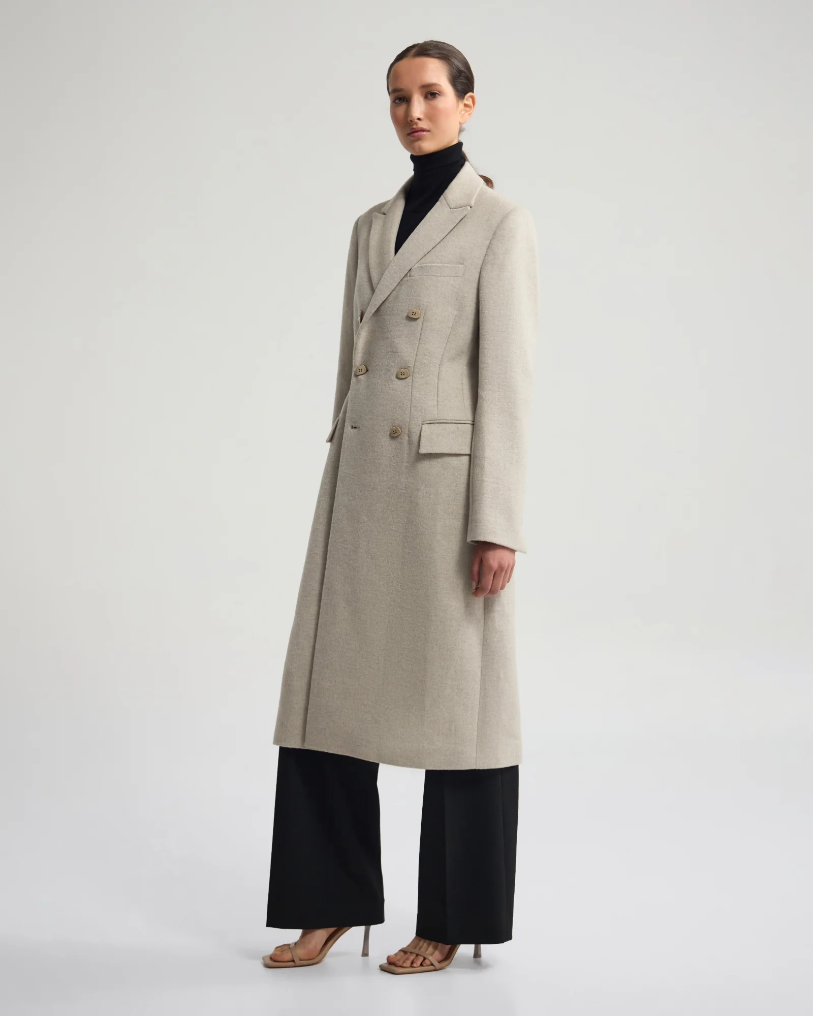 Lily Wool Blend Coat - Image 3
