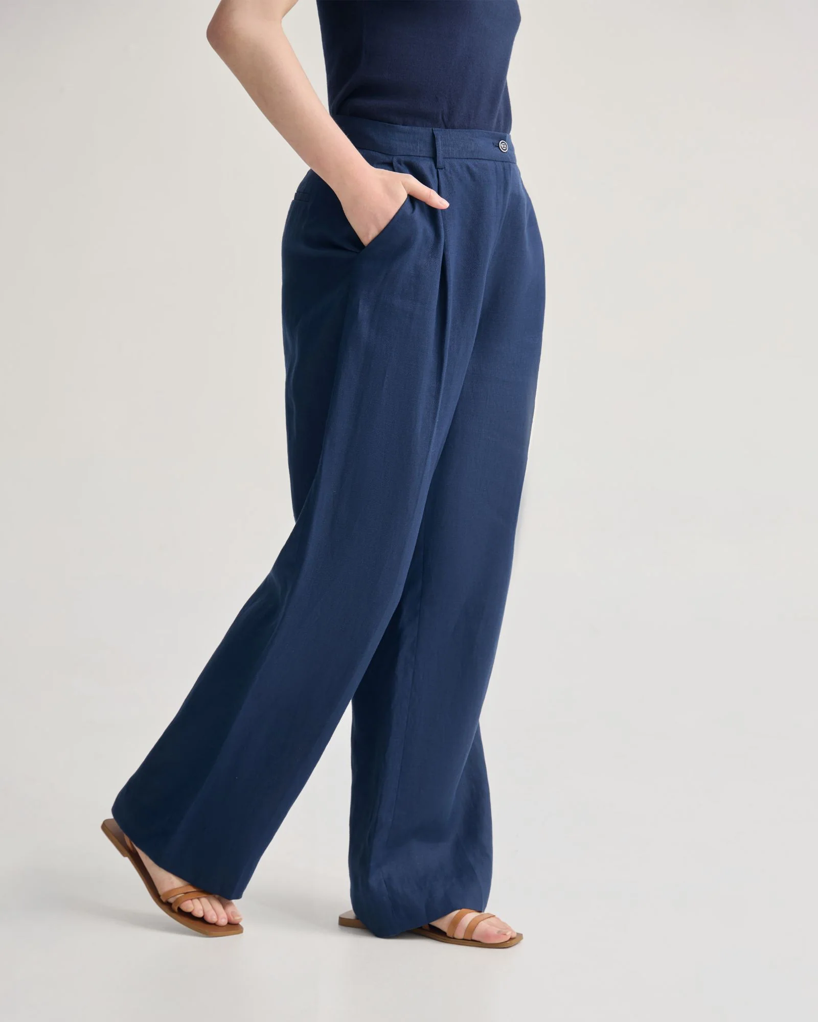Billie Linen Pant - Image 2