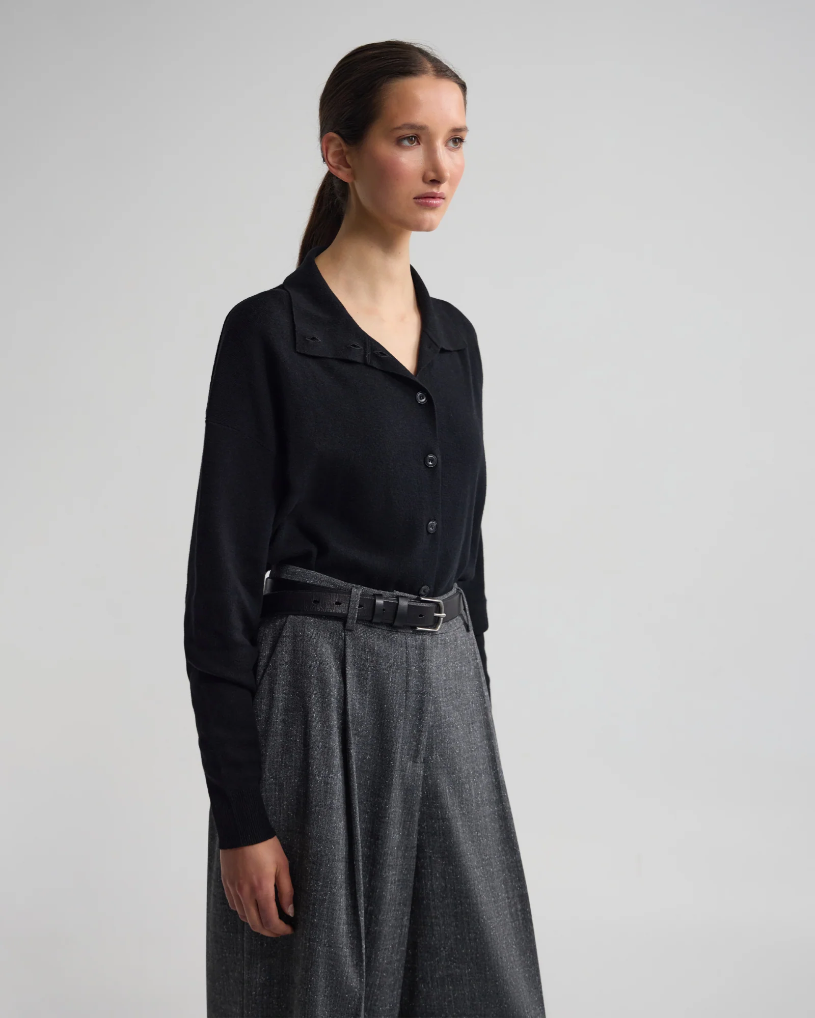 Maddison Funnel Collar Cardigan - Image 10