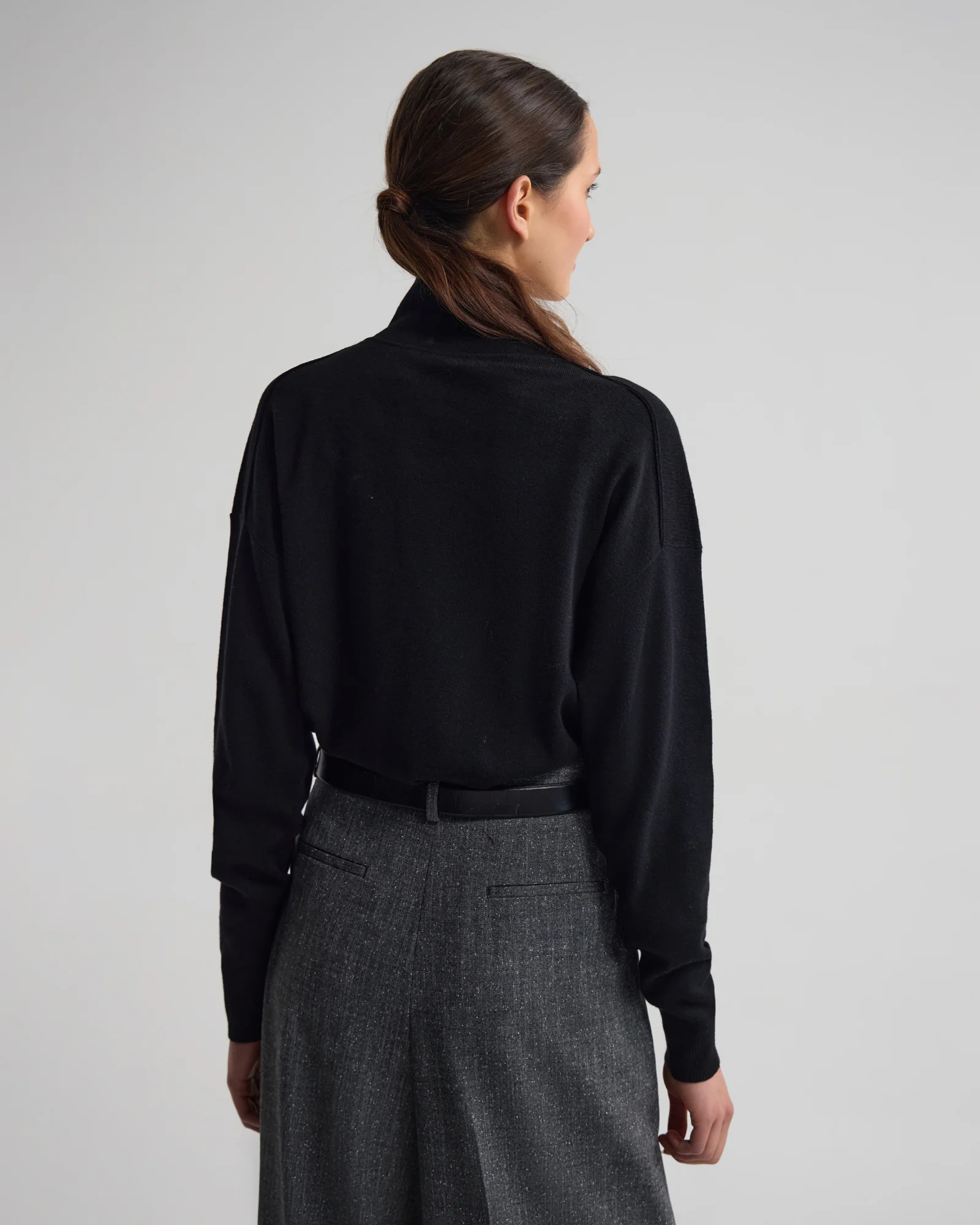 Maddison Funnel Collar Cardigan - Image 11