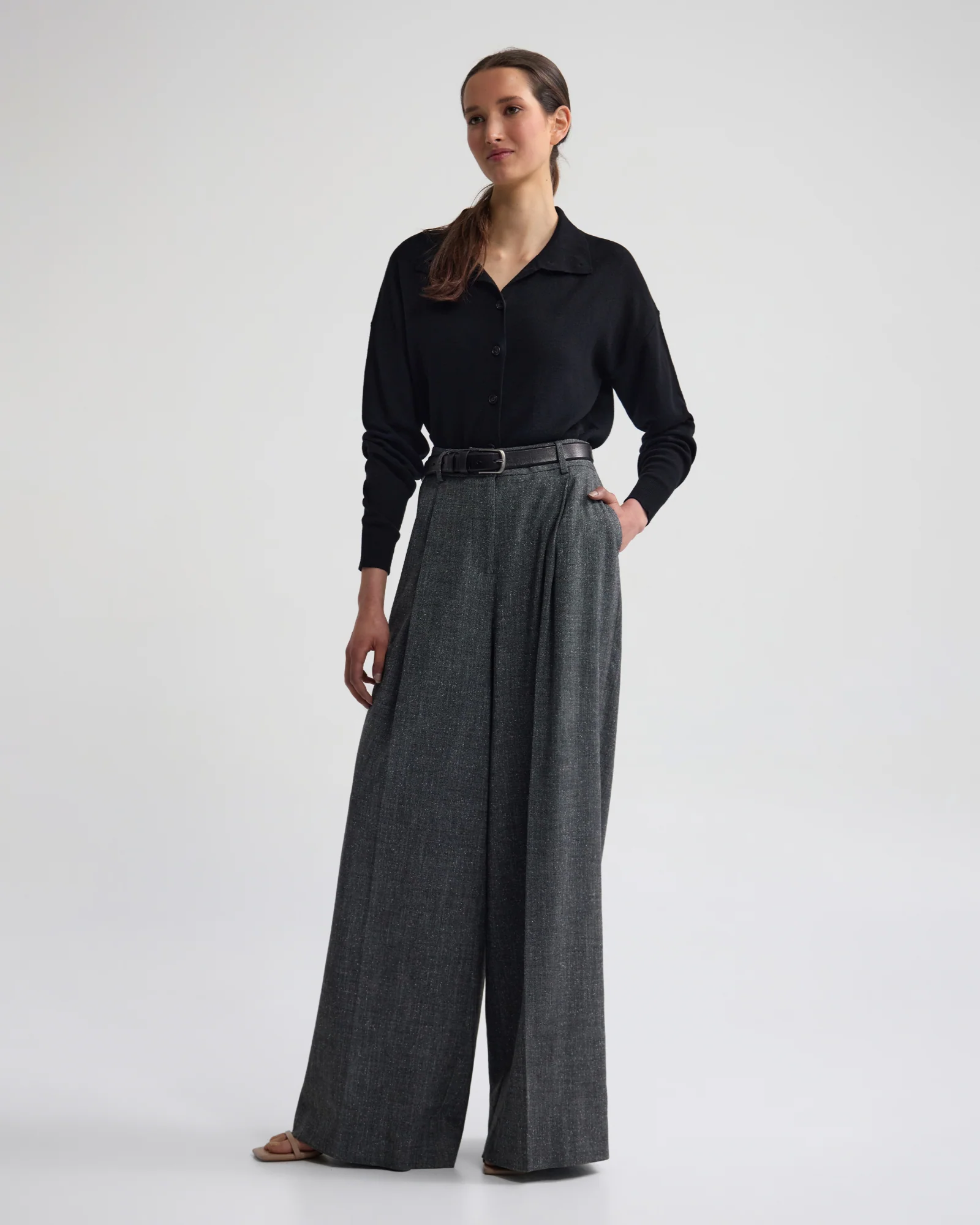 Maddison Funnel Collar Cardigan - Image 15