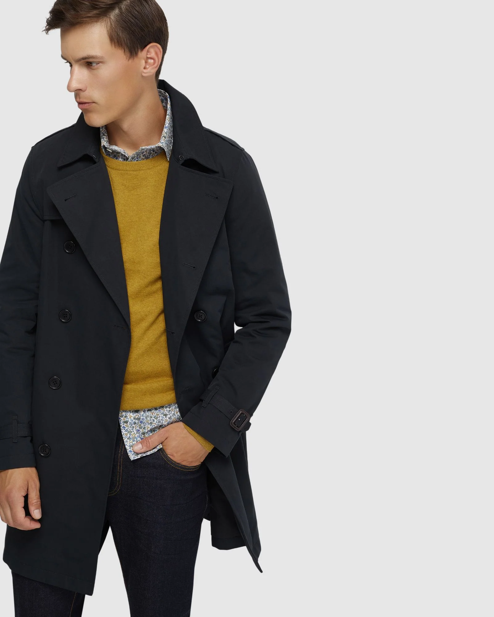 Marco Short Trench Coat - Image 11