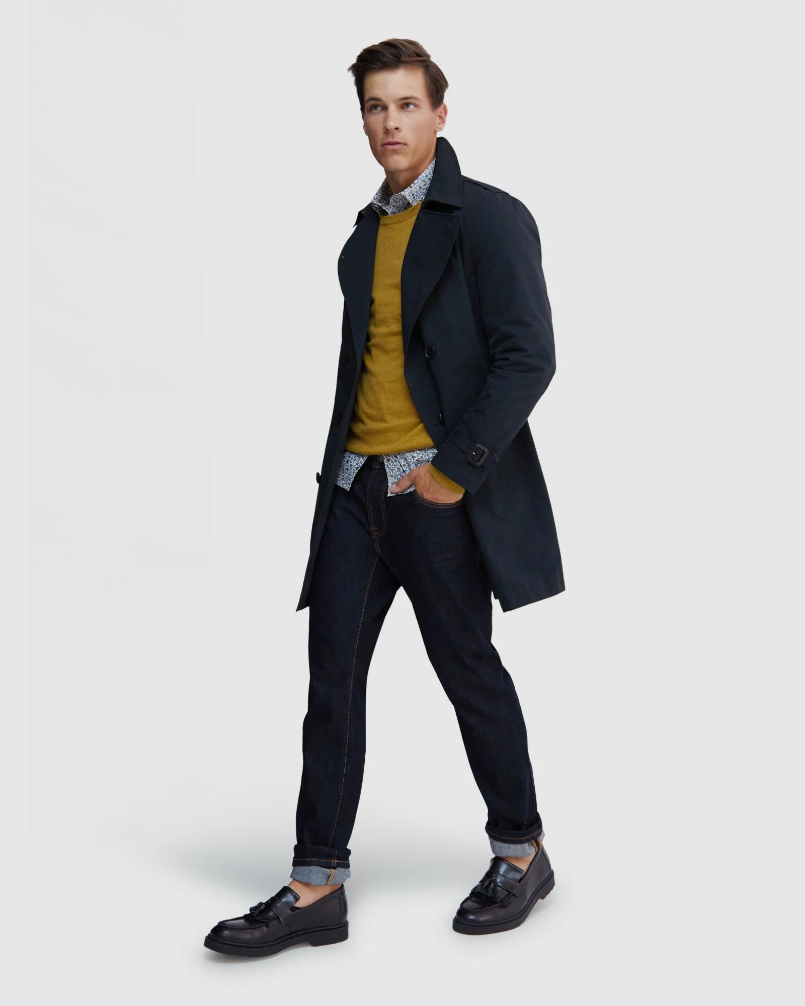 Marco Short Trench Coat - Image 15