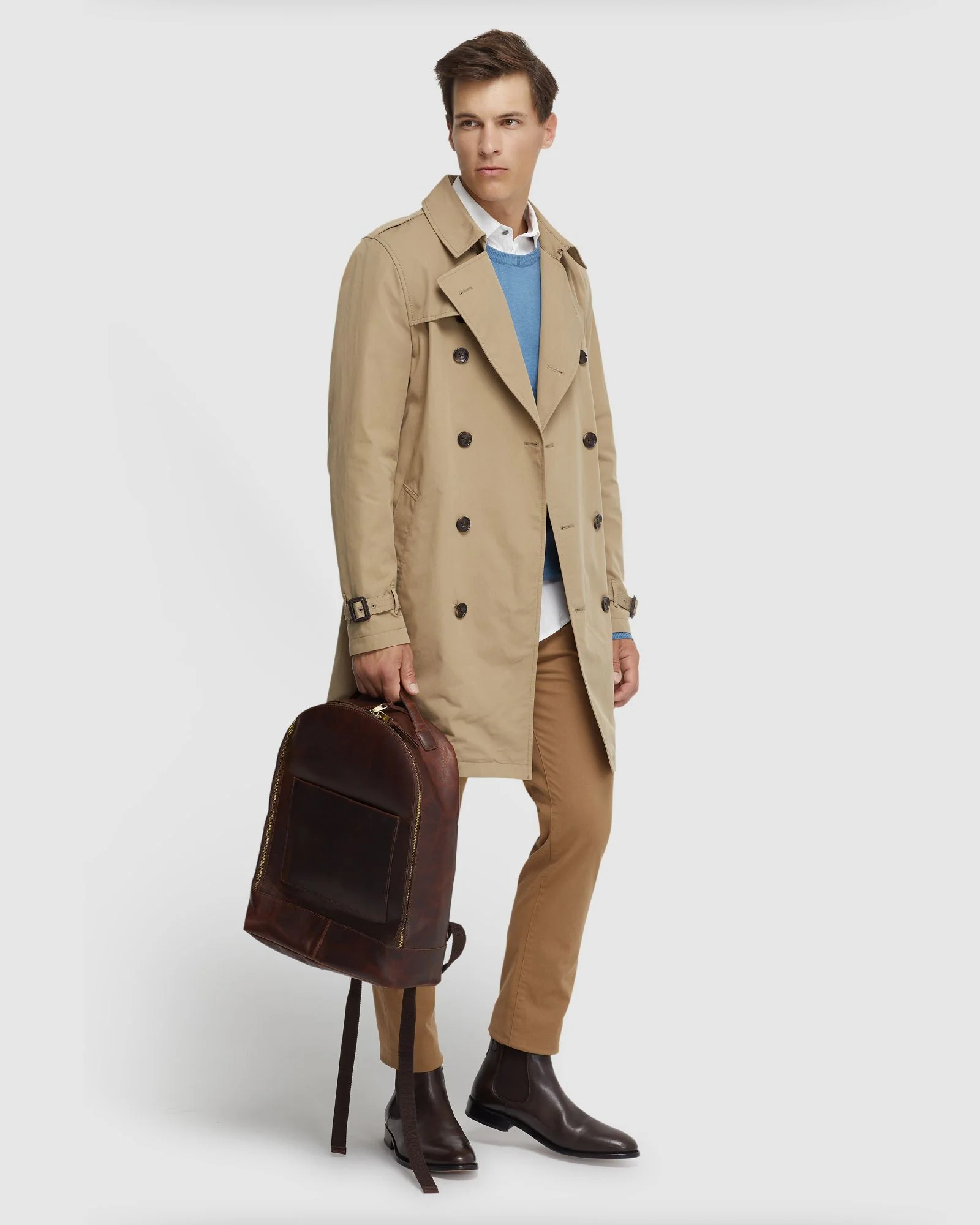 Marco Short Trench Coat - Image 2