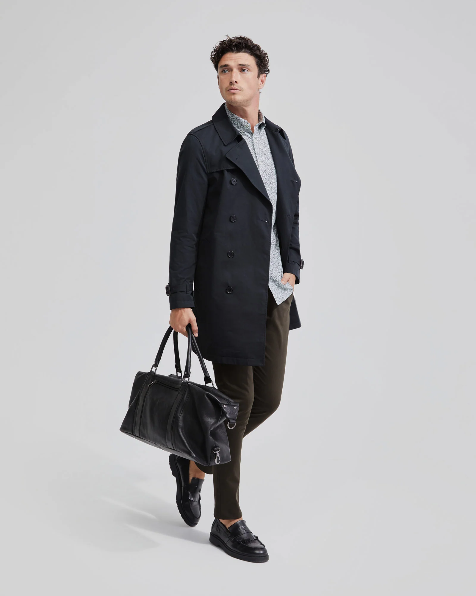 Marco Short Trench Coat - Image 8