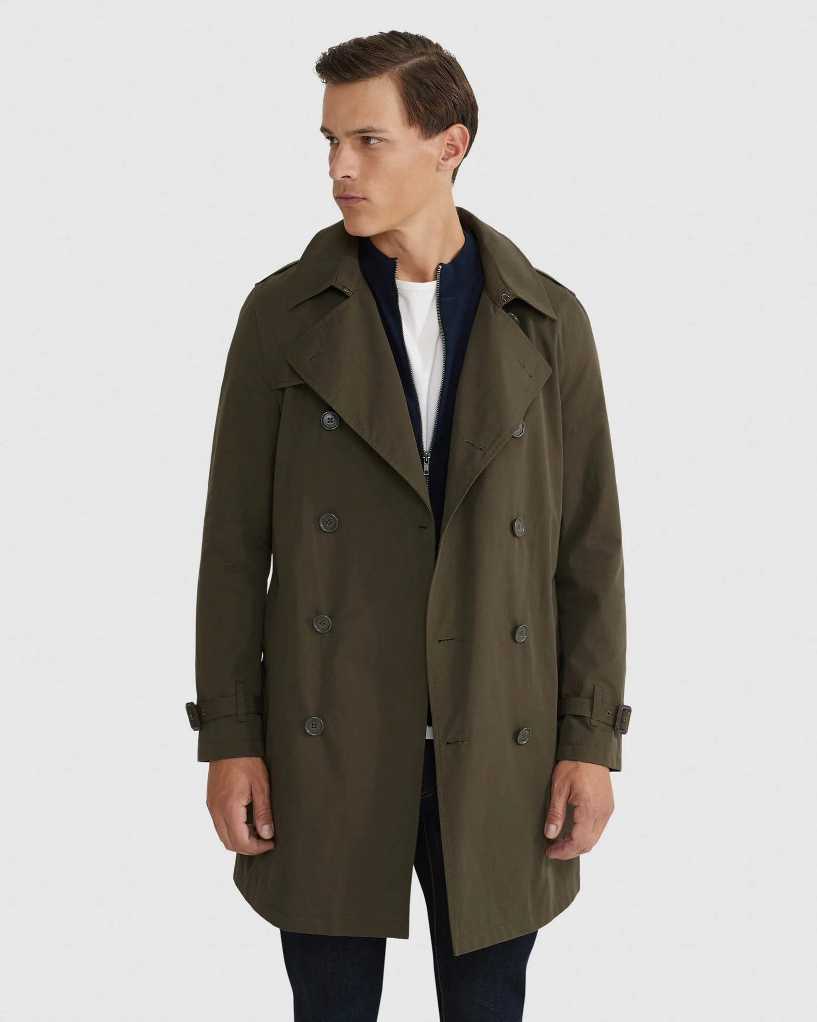 Marco Short Trench Coat - Image 11