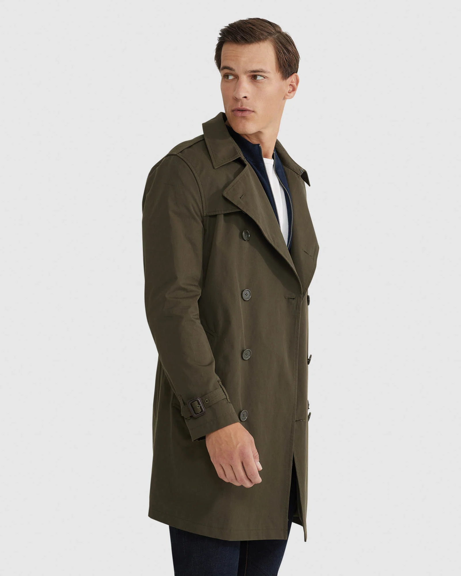 Marco Short Trench Coat - Image 8