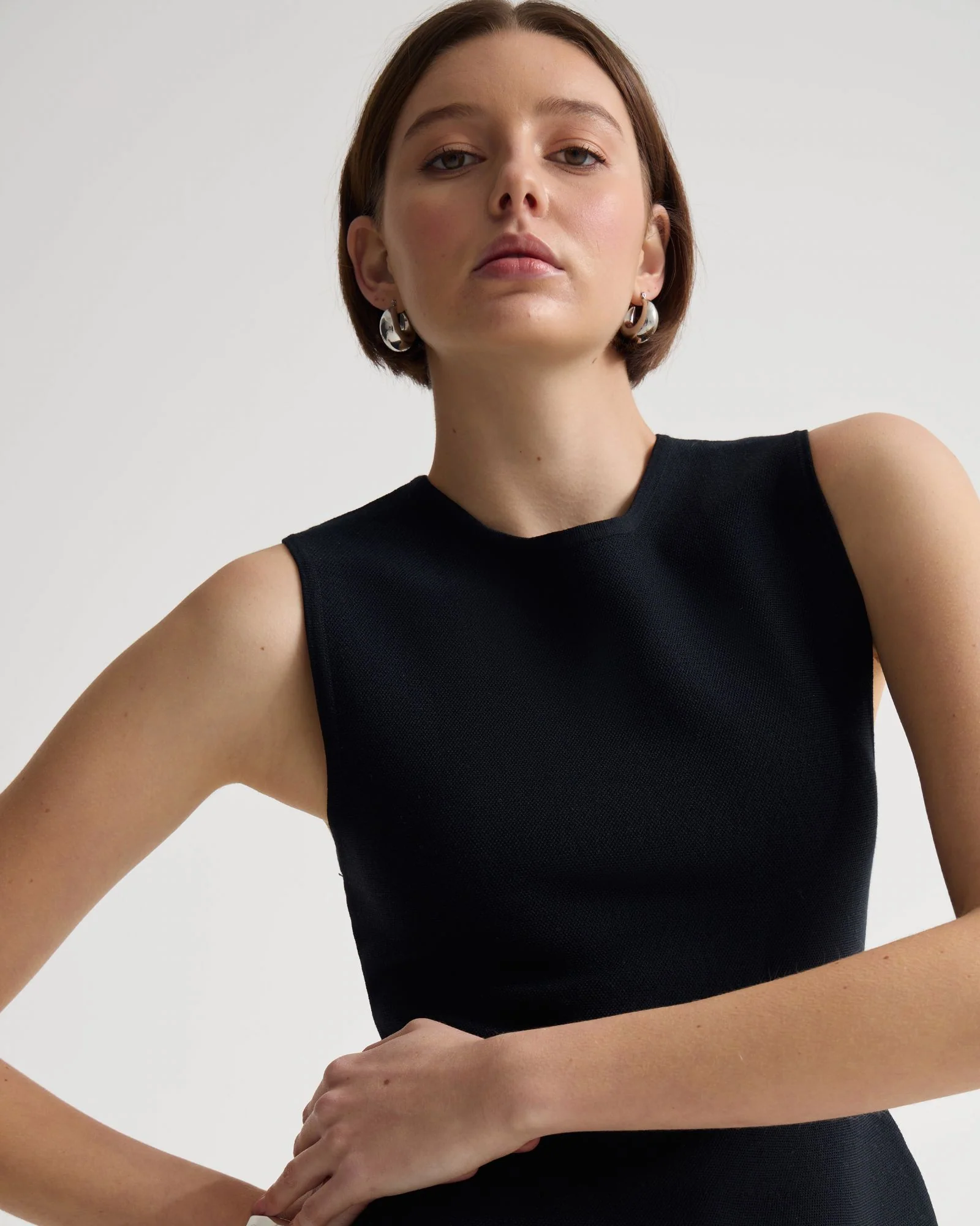 Margot Knitted Peplum Top - Image 13