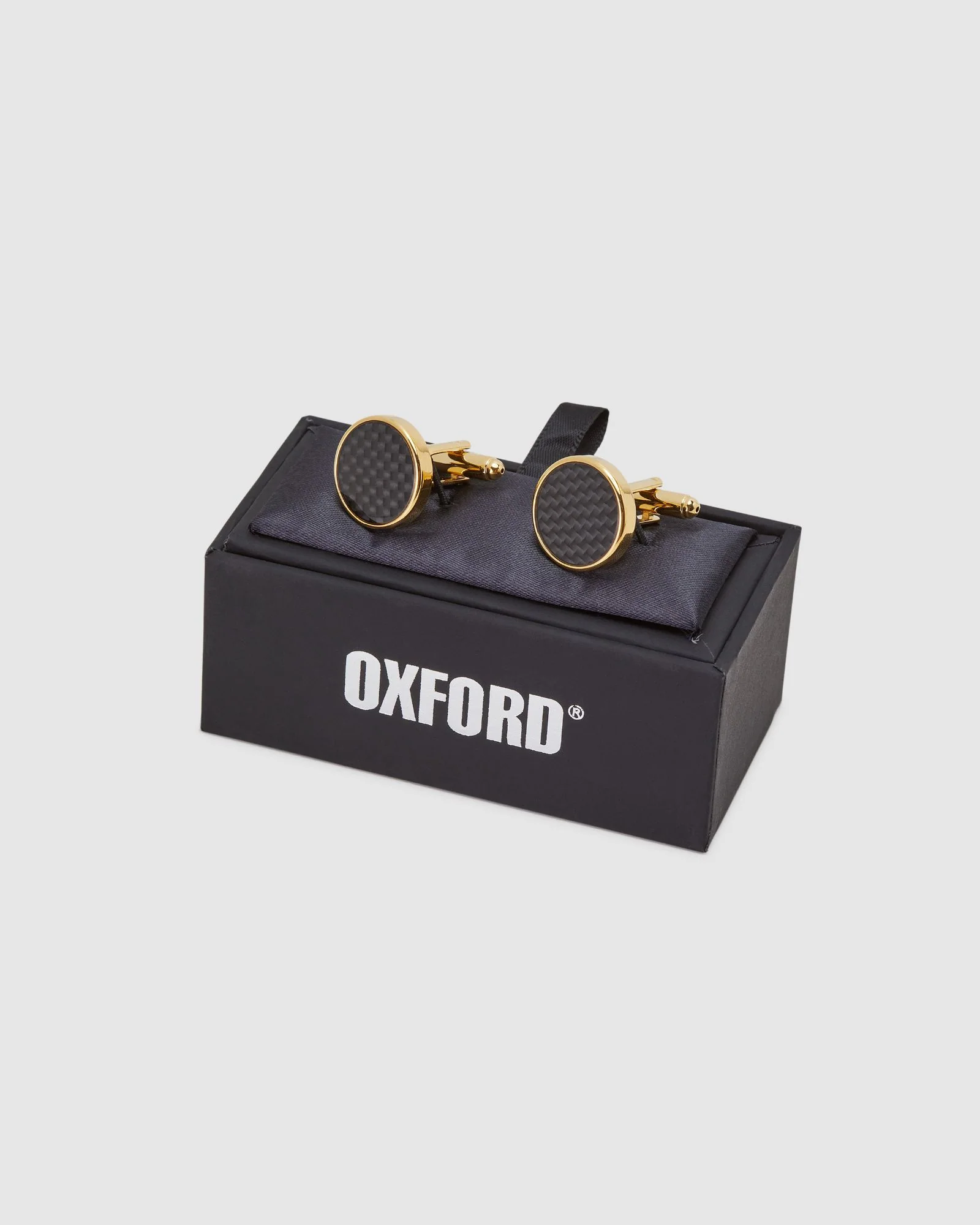 Mens Dark Circle Cuff Link - Image 2
