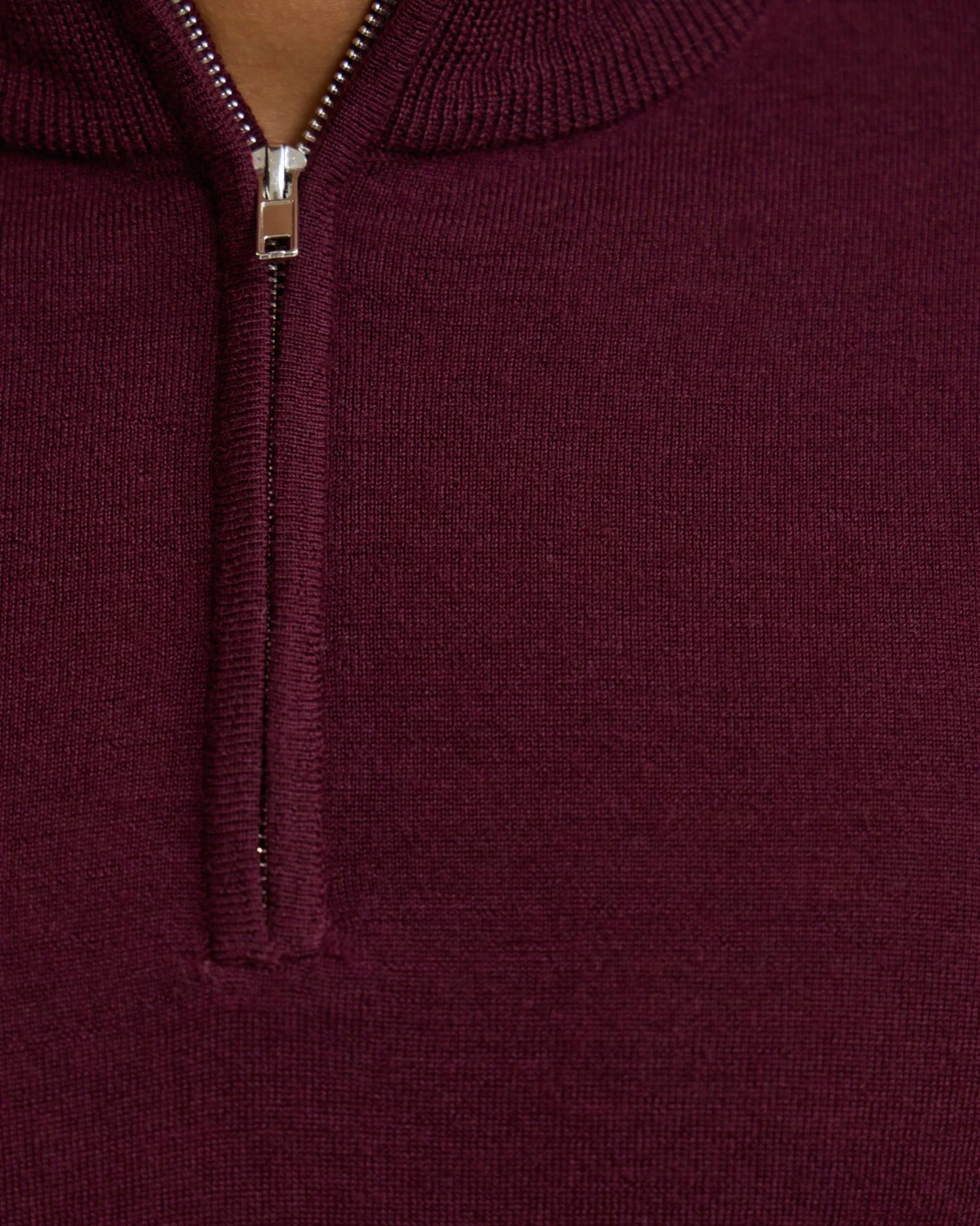 Merino Zip-Neck Wool Pullover - Image 21