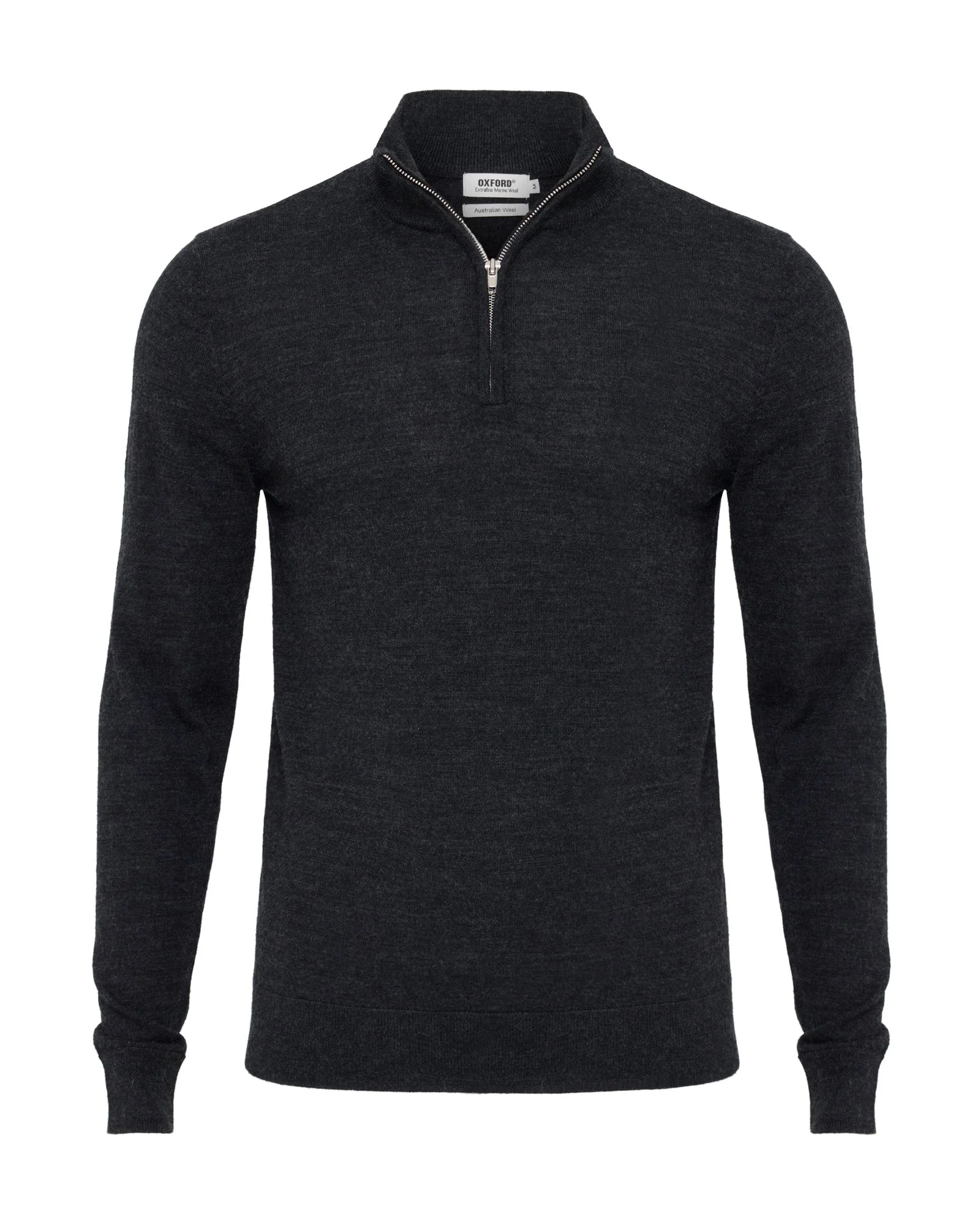 Merino Zip-Neck Wool Pullover - Image 29