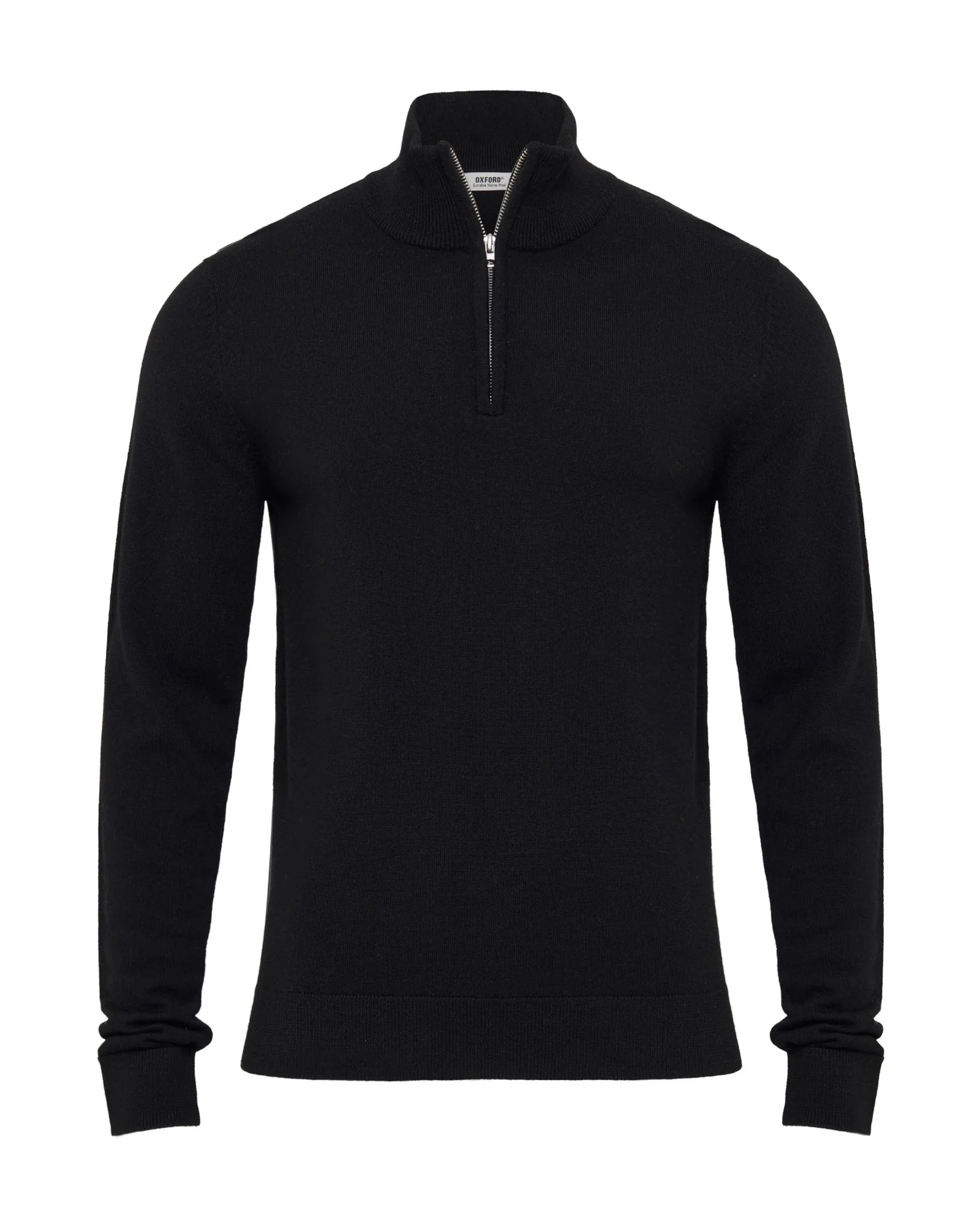 Merino Zip-Neck Wool Pullover - Image 37