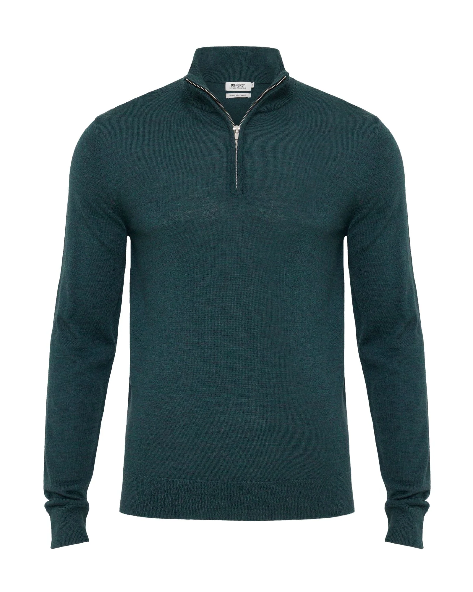 Merino Zip-Neck Wool Pullover - Image 8