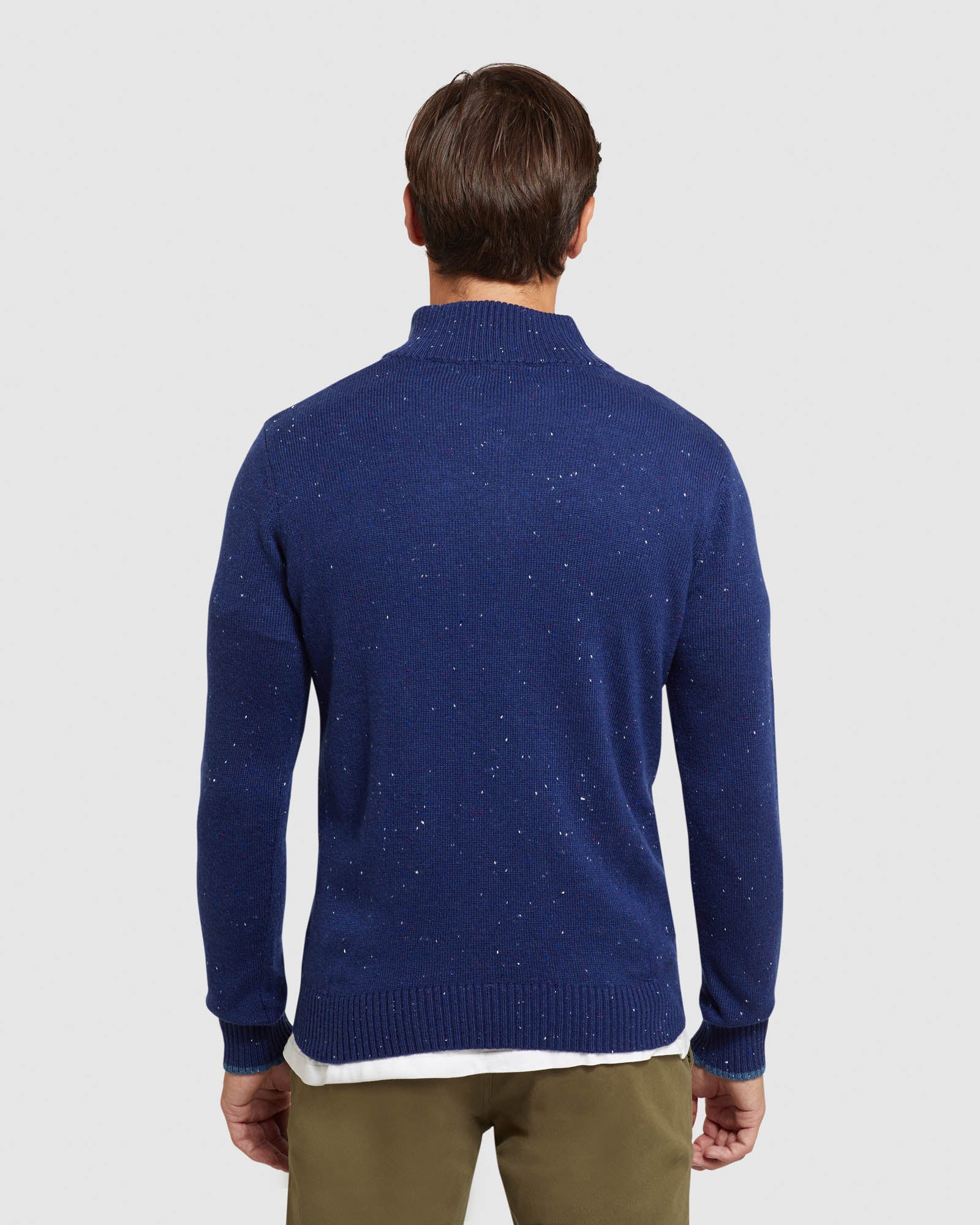 Micky Donegal Zip Collar Knit - Image 3