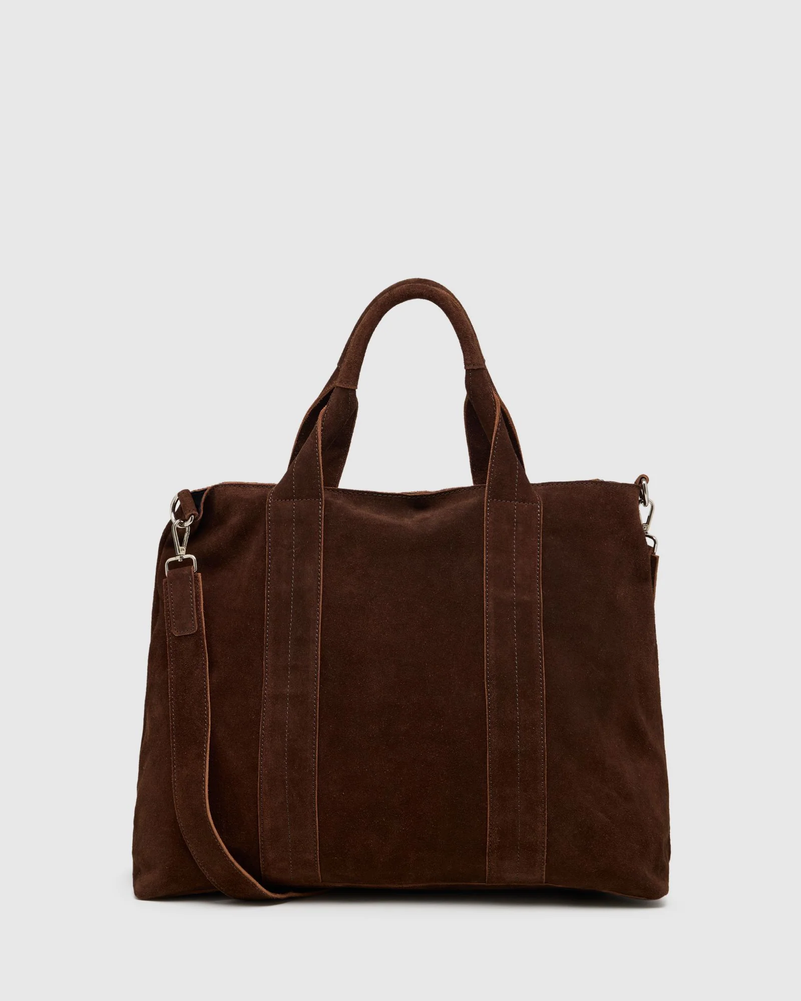 Miles Suede Unisex Tote Bag - Image 6