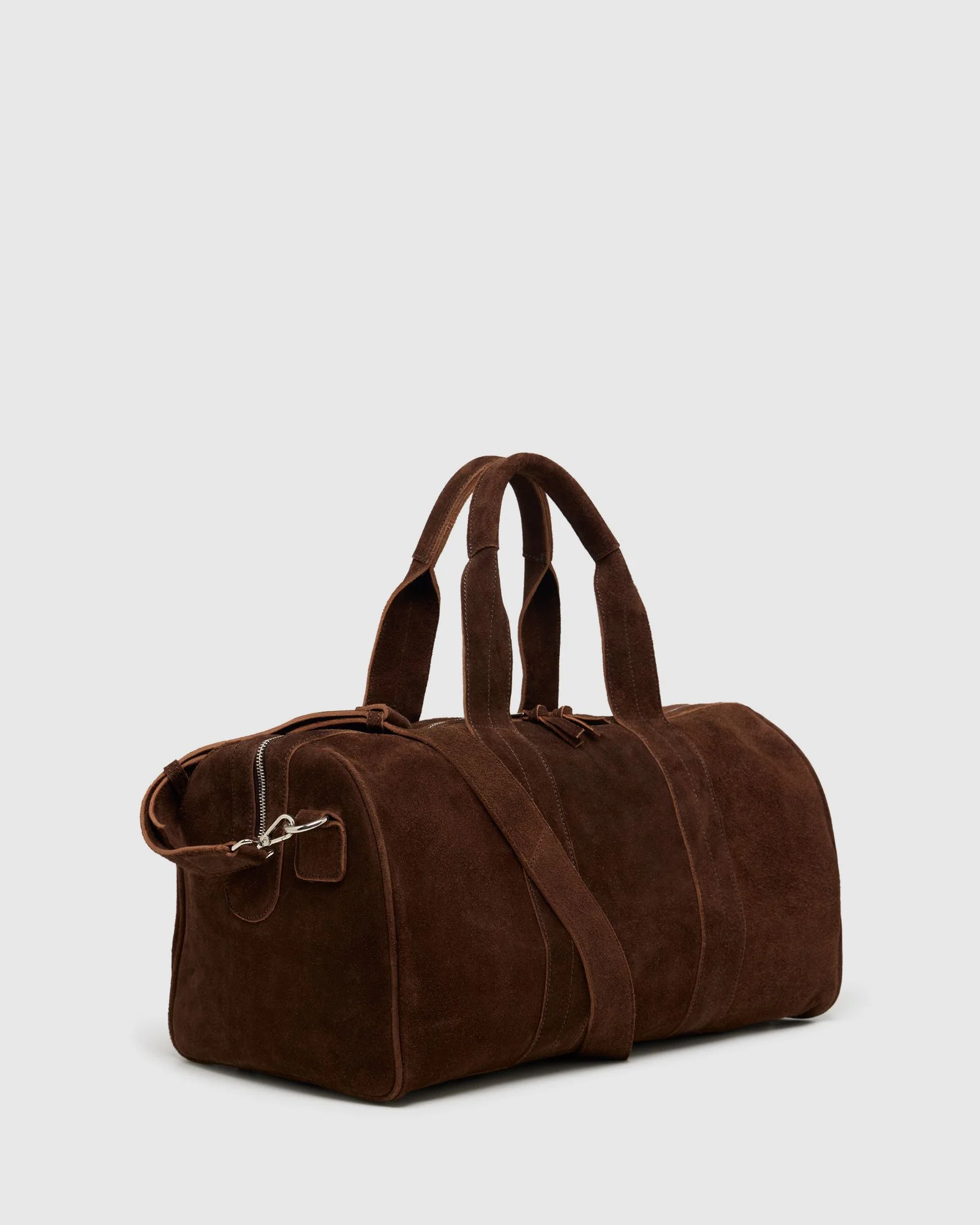 Miles Suede Weekender Bag - Image 3