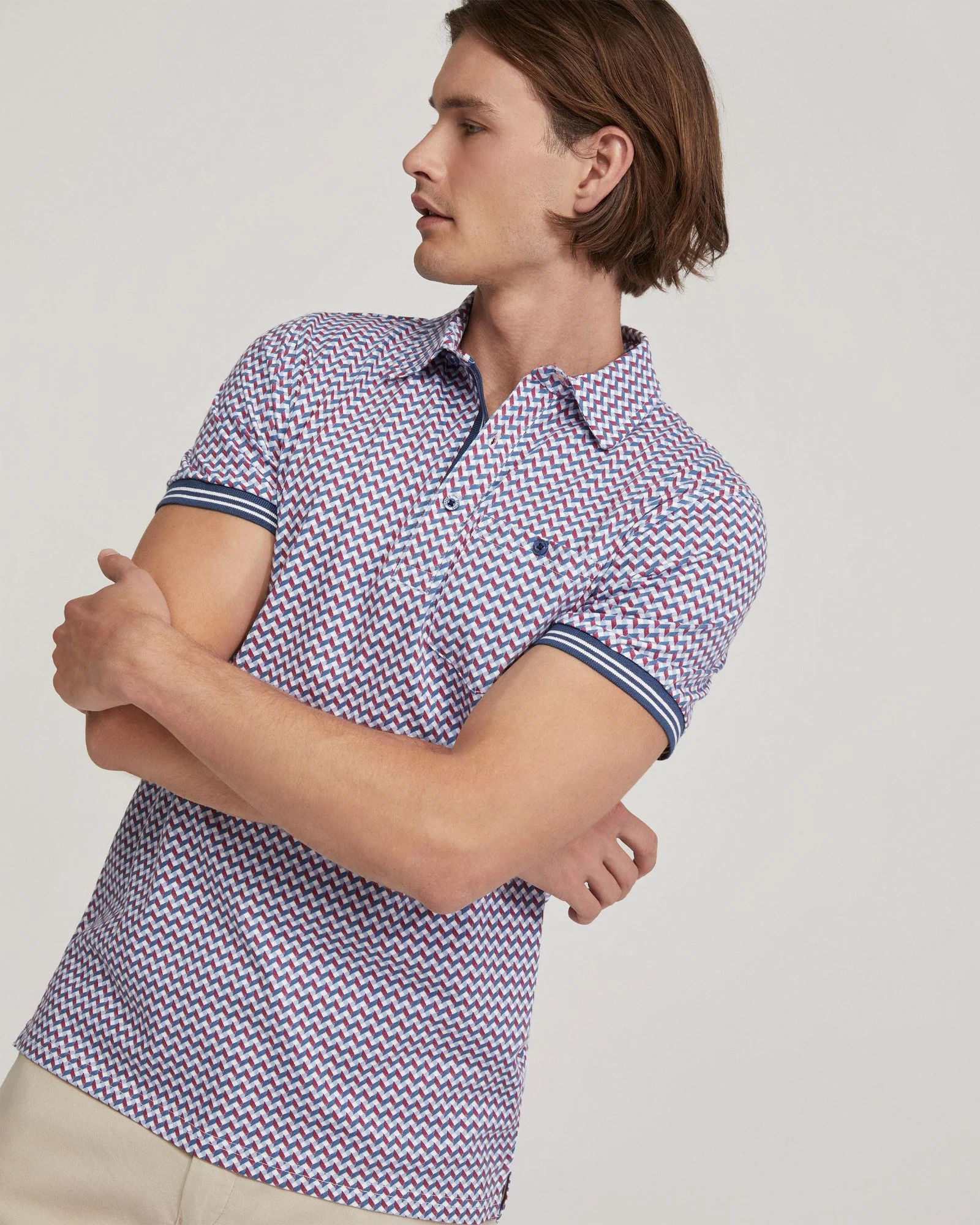 Milo Cotton Jersey Printed Polo - Image 10