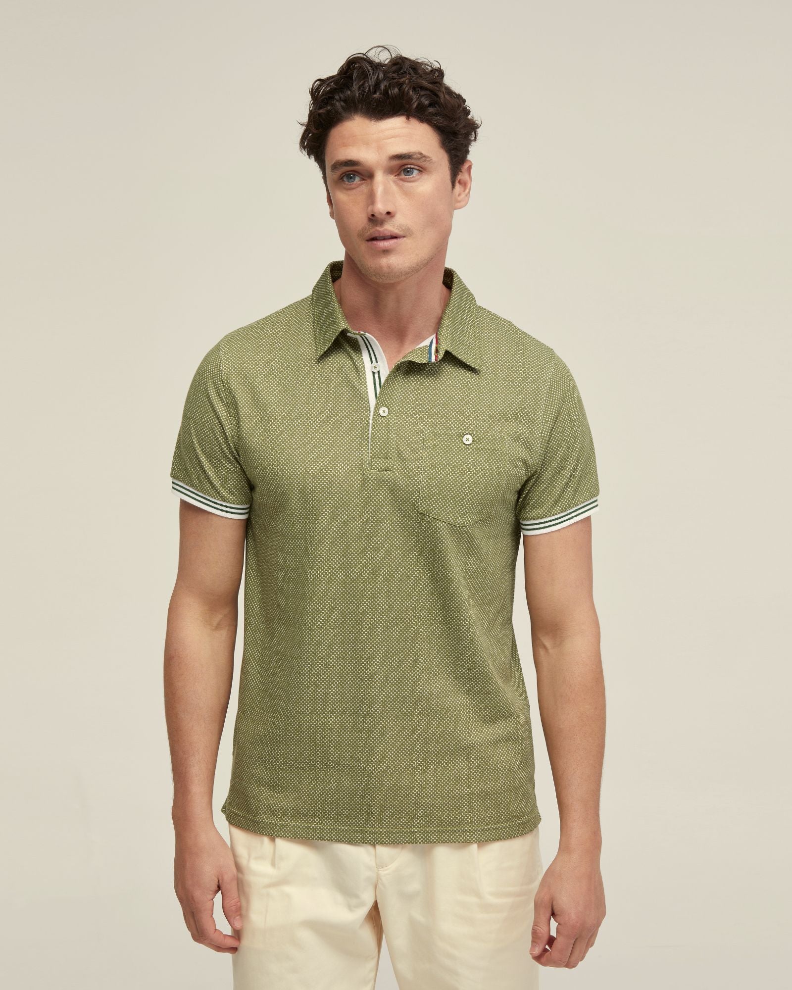 Milo Cotton Jersey Printed Polo - Image 11