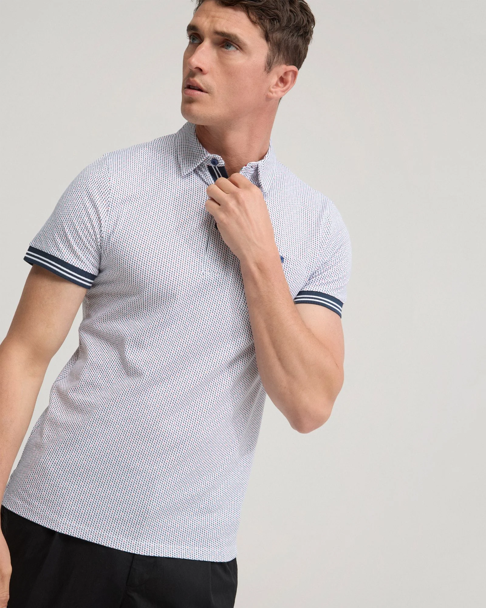 Milo Cotton Jersey Printed Polo - Image 10