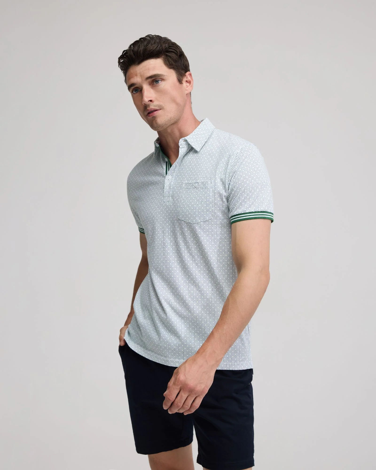 Milo Cotton Jersey Printed Polo - Image 2