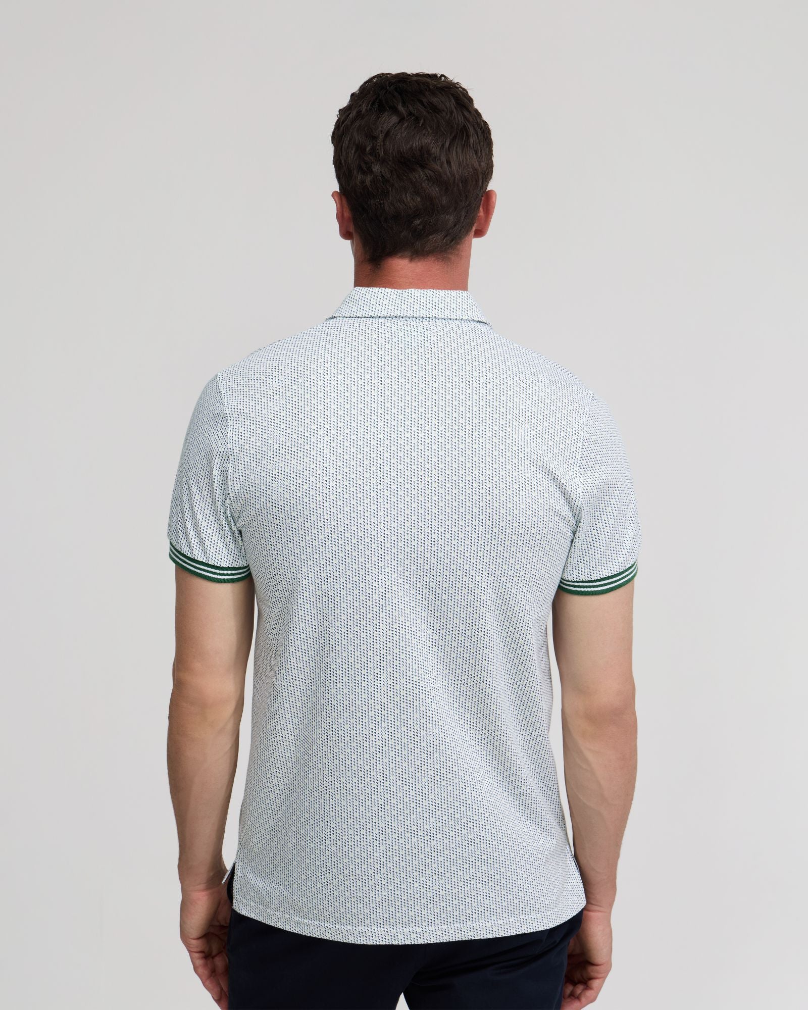 Milo Cotton Jersey Printed Polo - Image 3