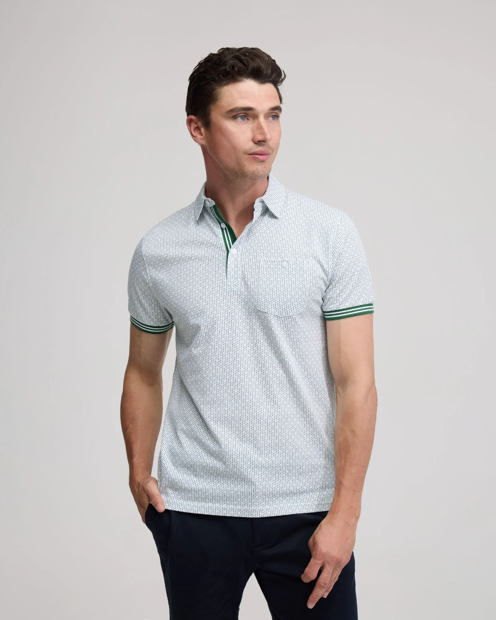 Milo Cotton Jersey Printed Polo - Image 5